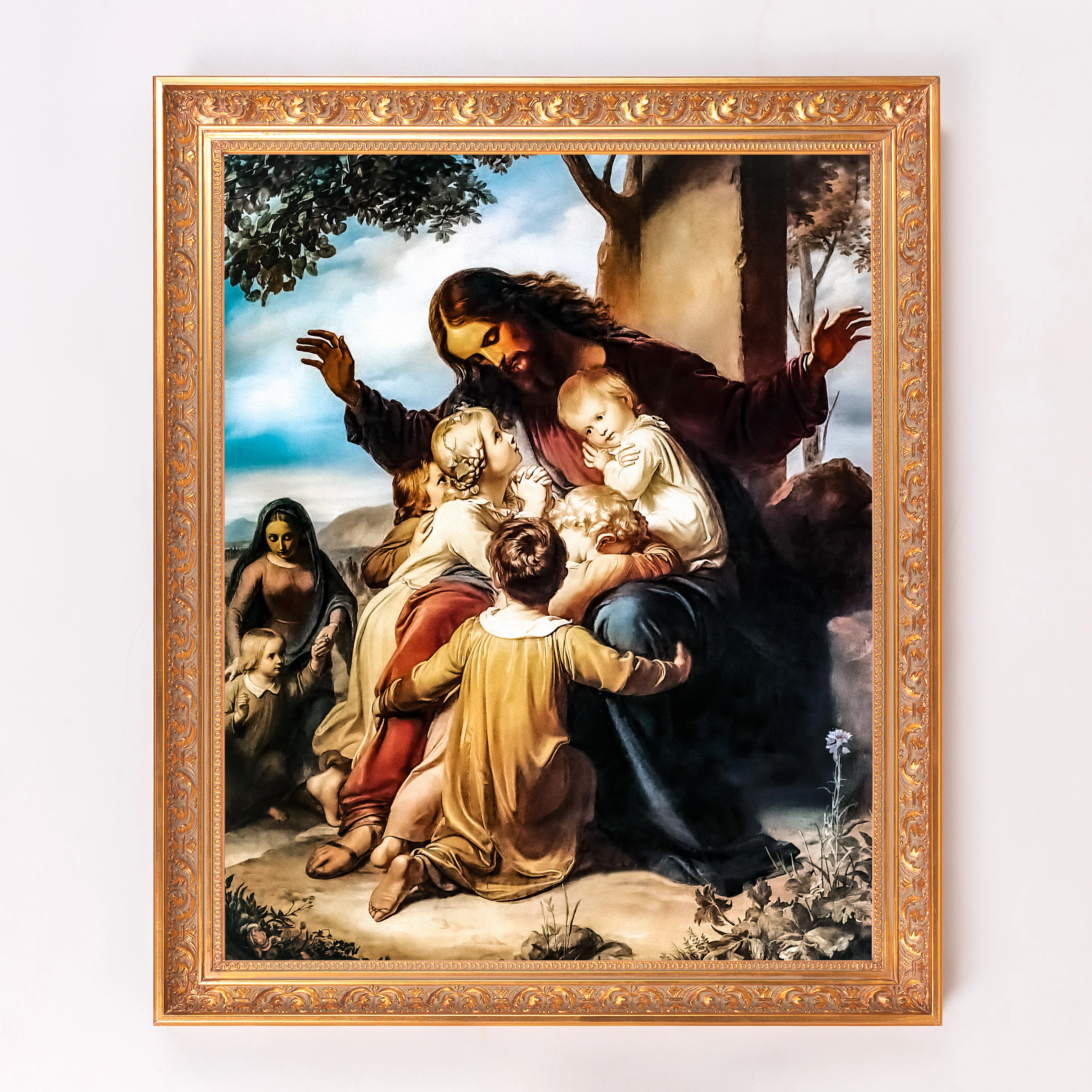 Let the Children Come Framed Canvas - Sacred Signature Collection - Image 2