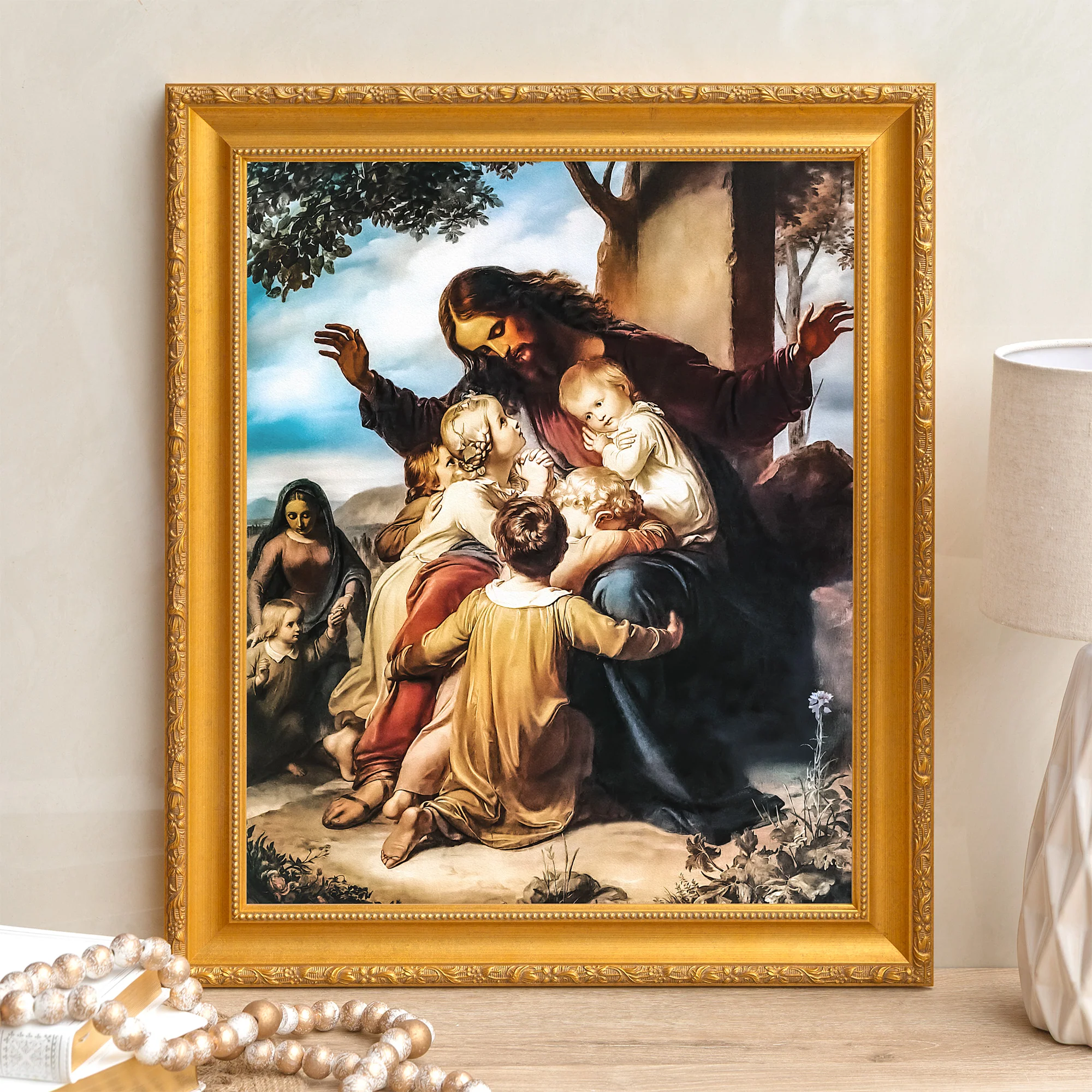 Let the Children Come Framed Canvas - Sacred Signature Collection - Image 6
