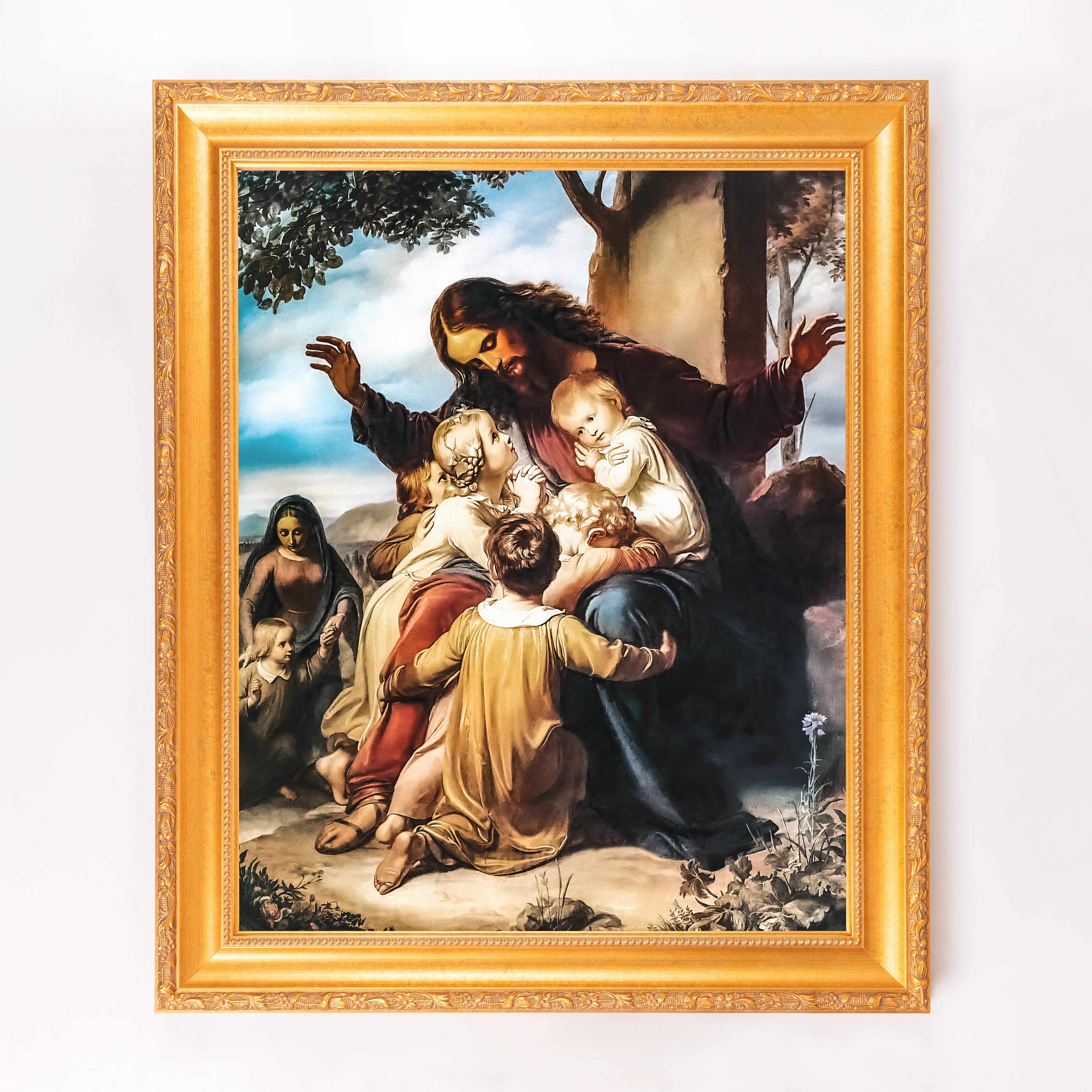 Let the Children Come Framed Canvas - Sacred Signature Collection - Image 7