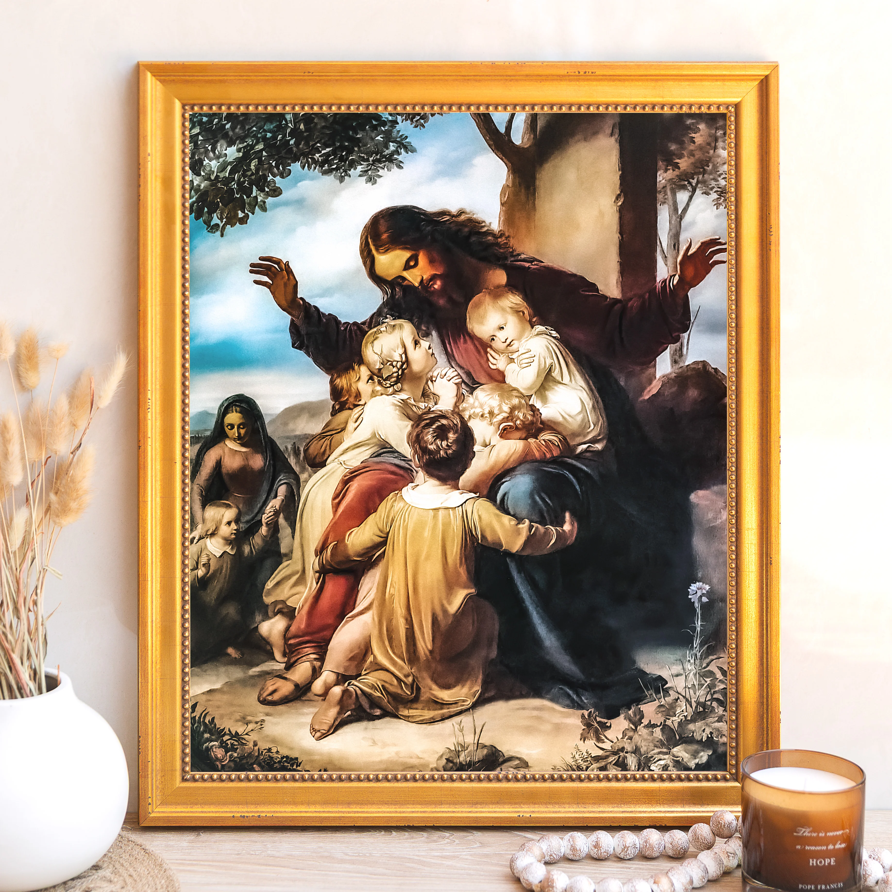 Let the Children Come Framed Canvas - Sacred Signature Collection - Image 9