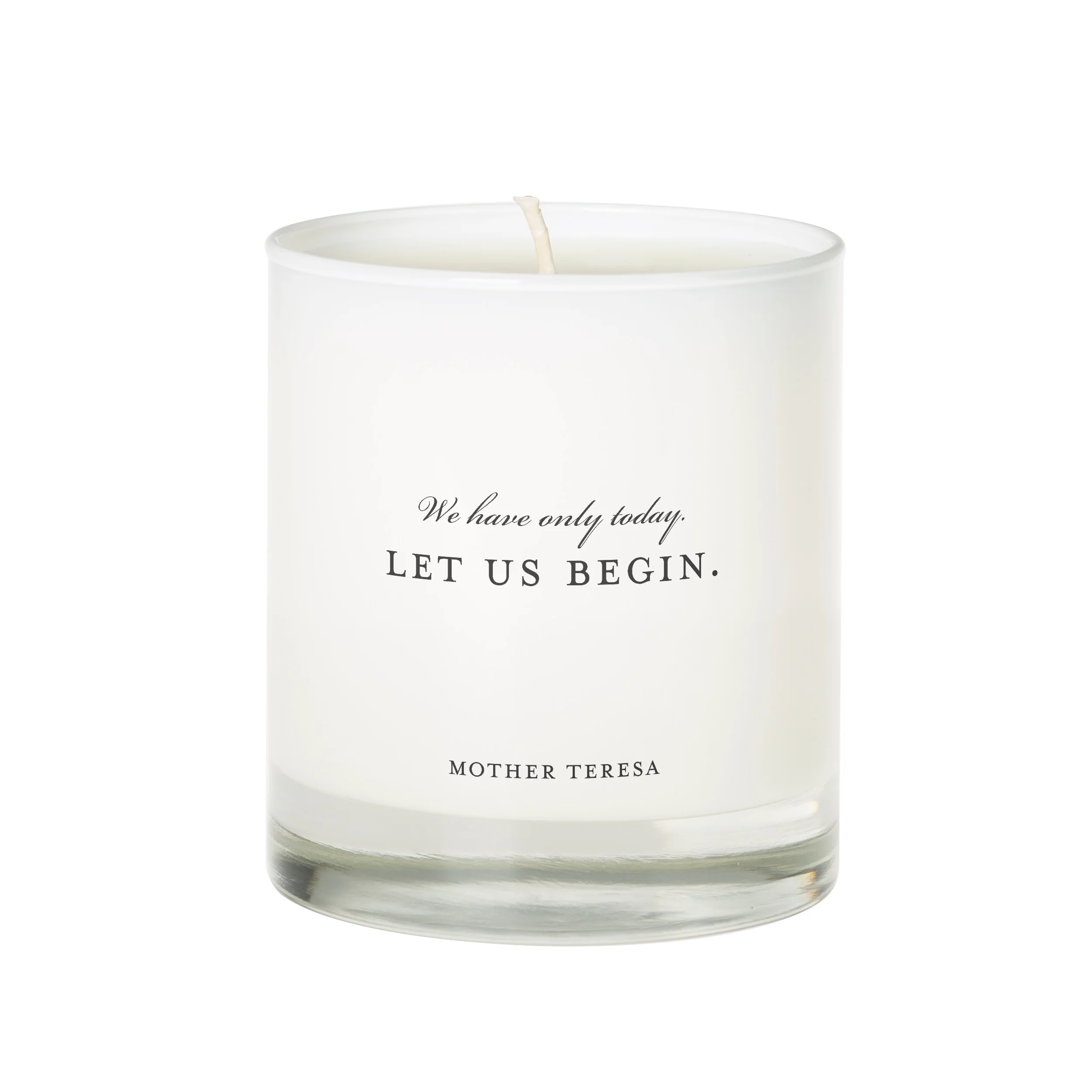Let Us Begin White Scented Candle - Image 3