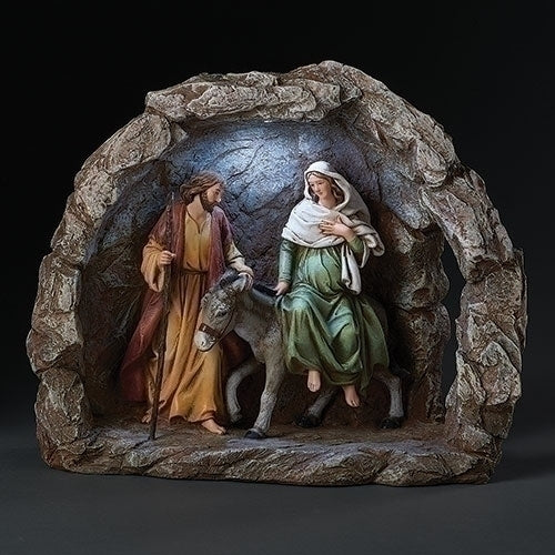 Lighted Las Posada Sculpture - 10.75"