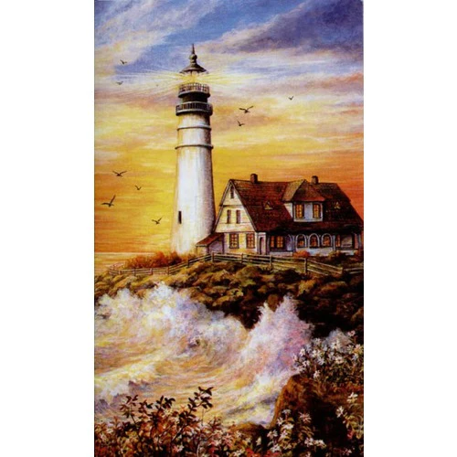 Laminated Lighthouse Personalized Prayer Card (Priced Per Card)