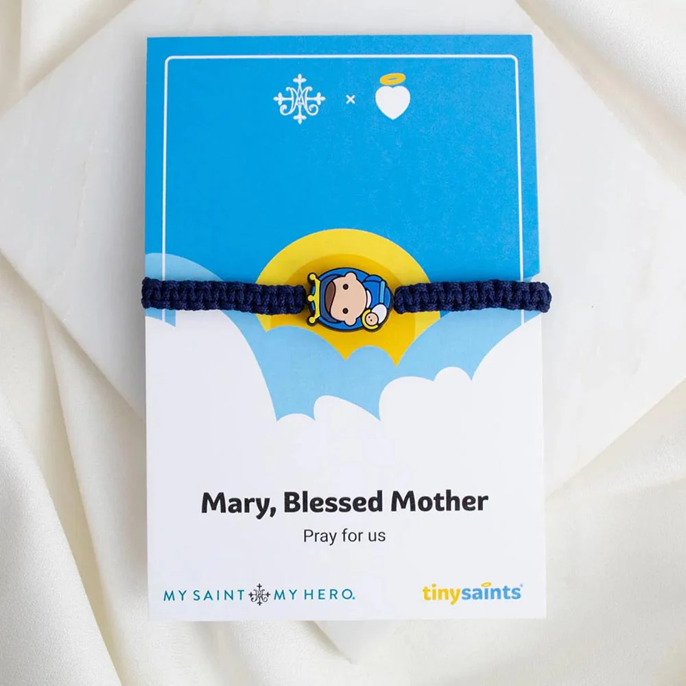 Limited Edition Tiny Saints Mary, Blessed Mother Kids Bracelet - Image 3