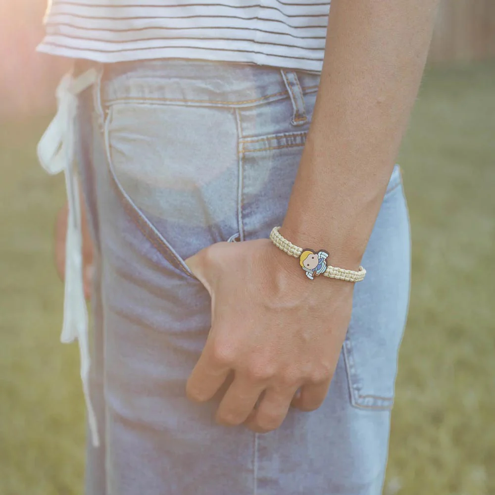 Limited Edition Tiny Saints St. Michael Kids Bracelet - Image 2