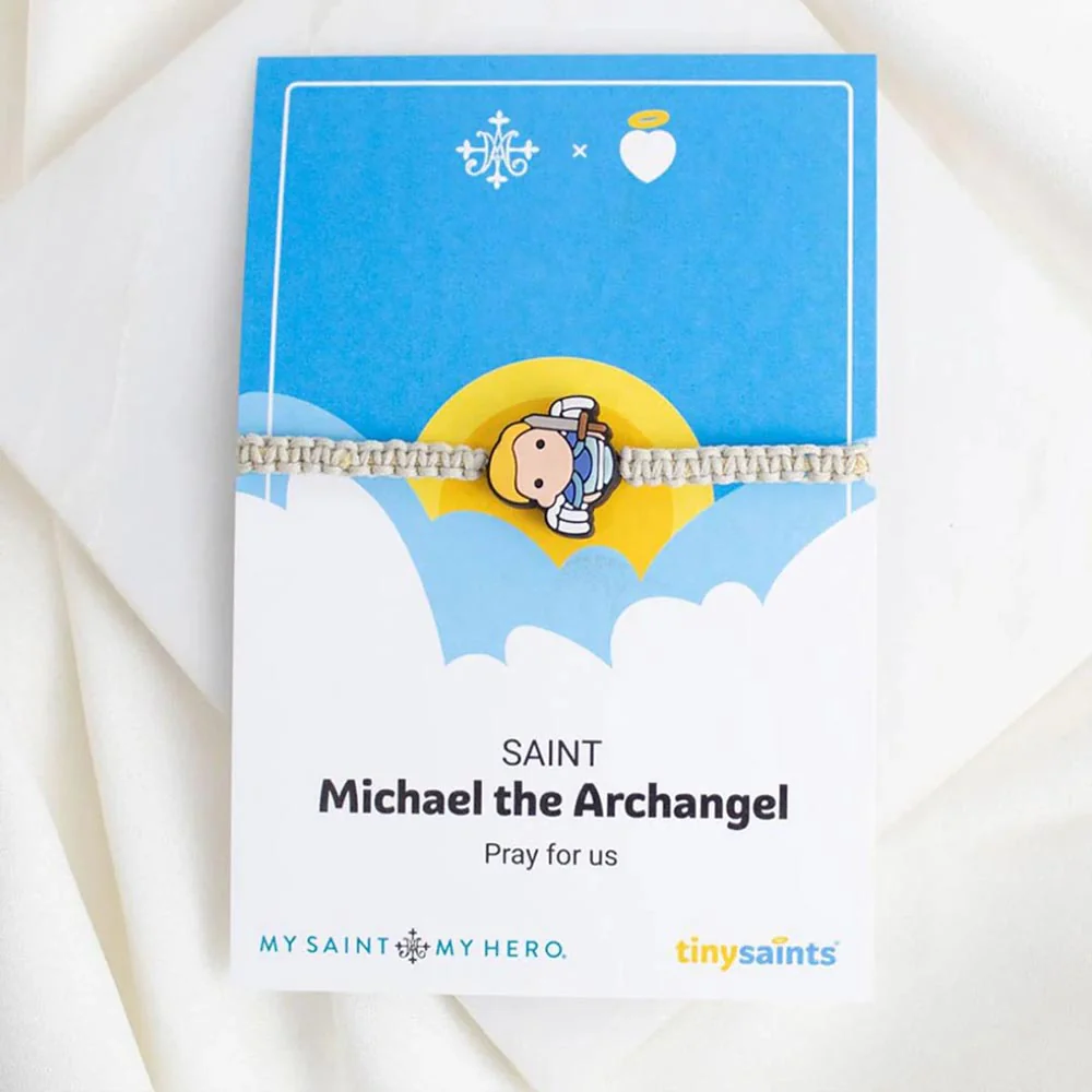 Limited Edition Tiny Saints St. Michael Kids Bracelet - Image 3