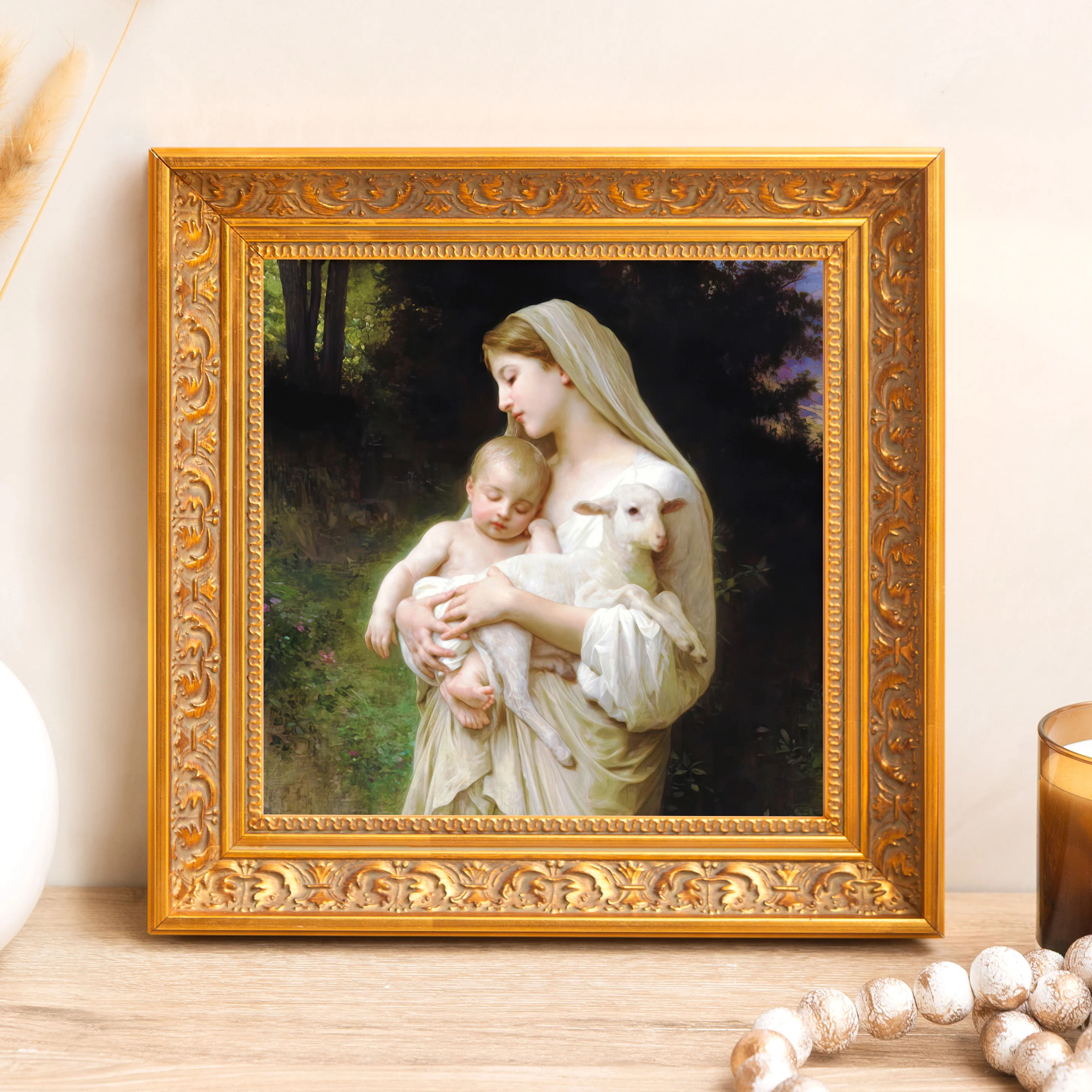 L'Innocence Framed Canvas - Sacred Mini Collection