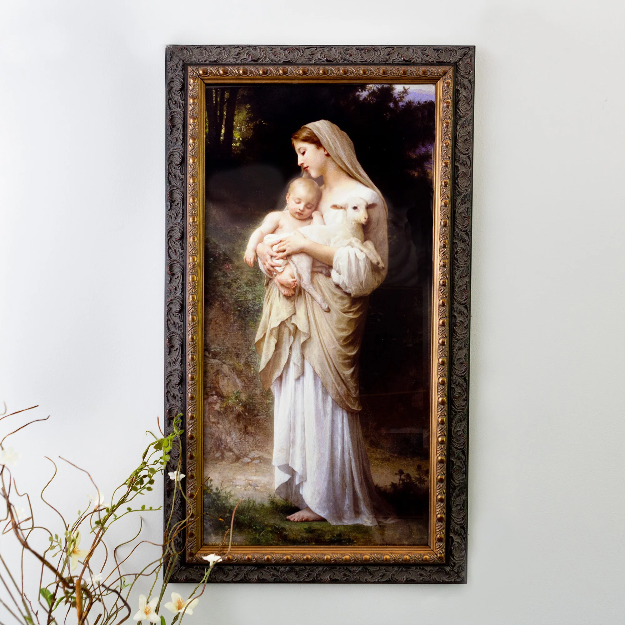 L'Innocence in Dark Ornate Frame - Various Sizes