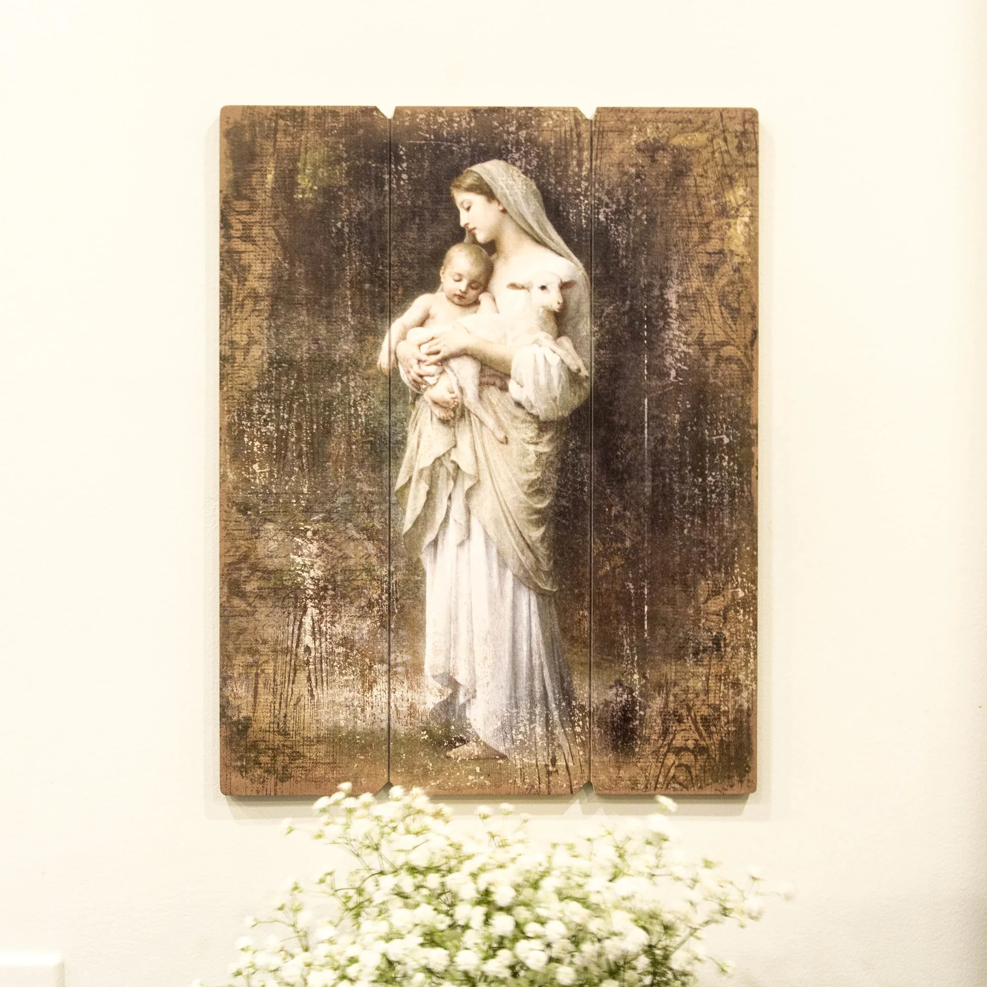 L'Innocence Wooden Wall Plaque - Image 2