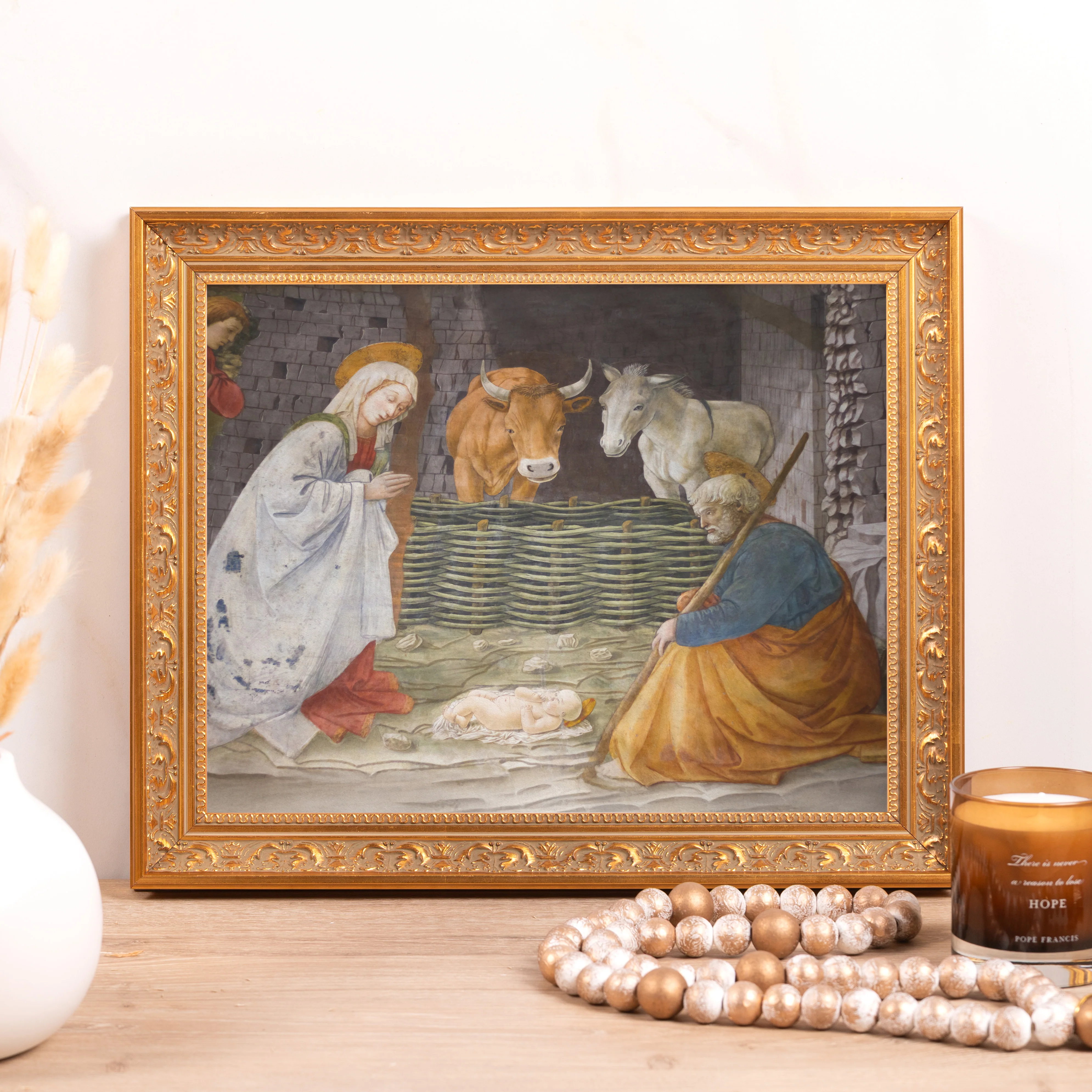 Lippi's The Nativity Framed Canvas - Sacred Classics Collection