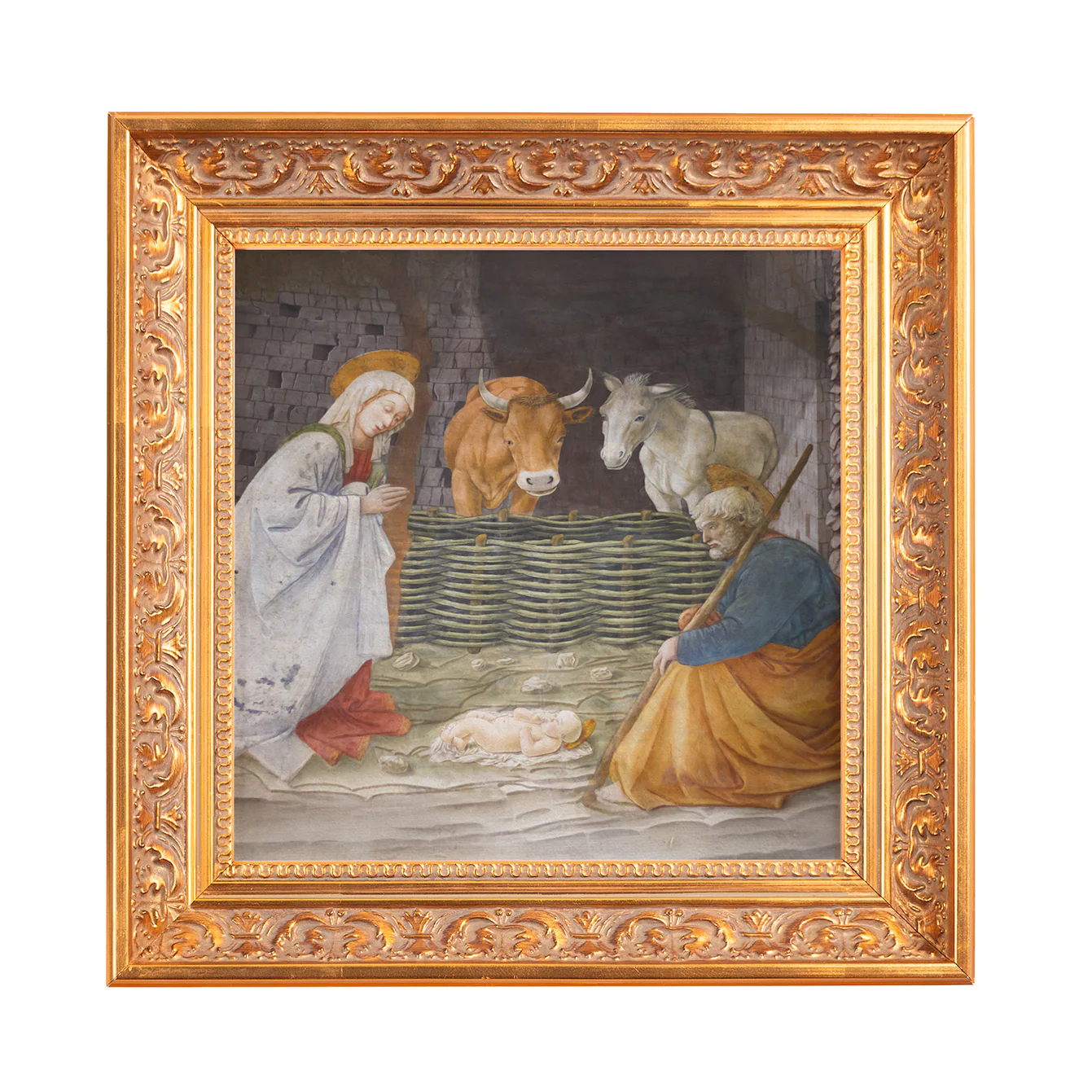 Lippi's The Nativity Framed Canvas - Sacred Mini Collection - Image 3