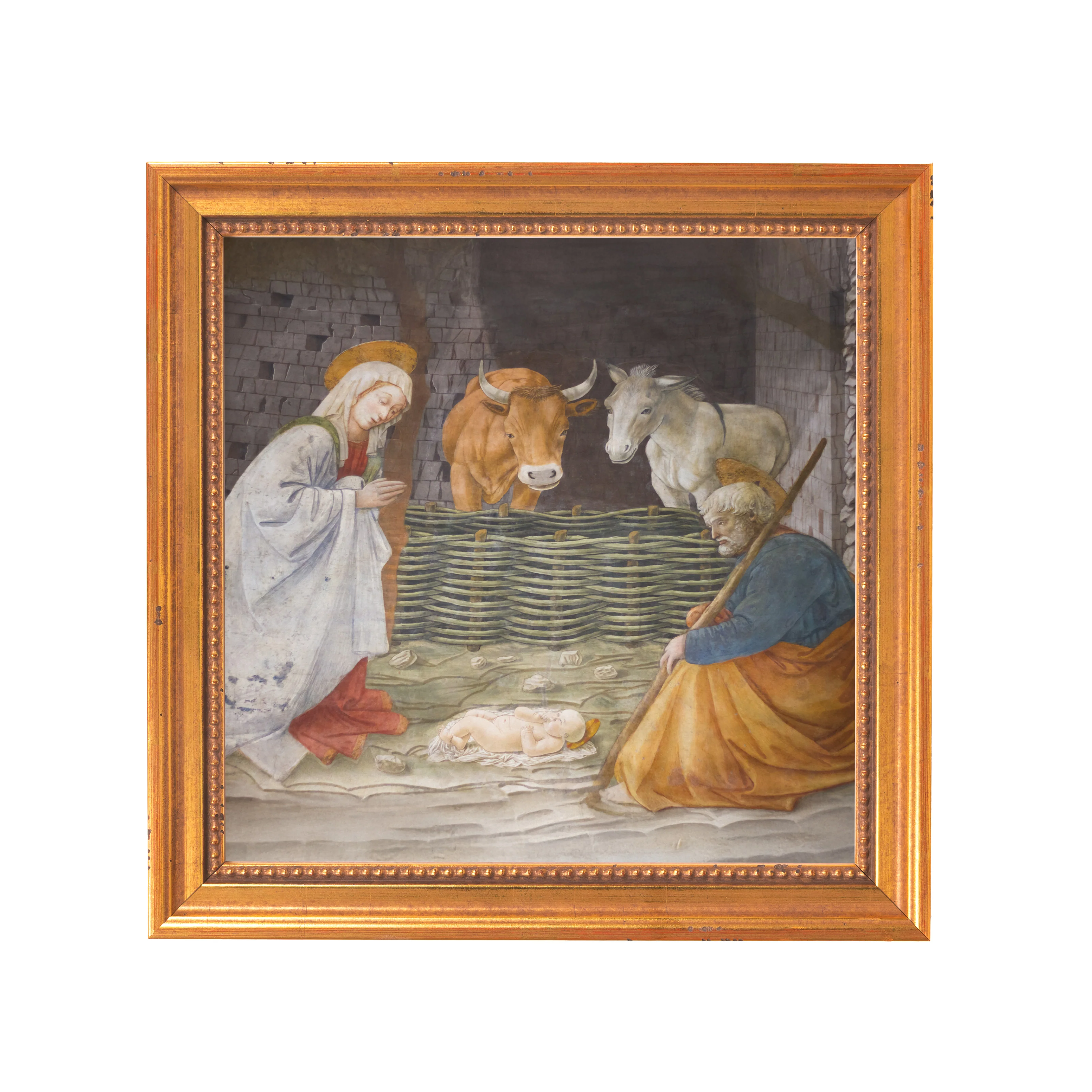 Lippi's The Nativity Framed Canvas - Sacred Mini Collection - Image 7