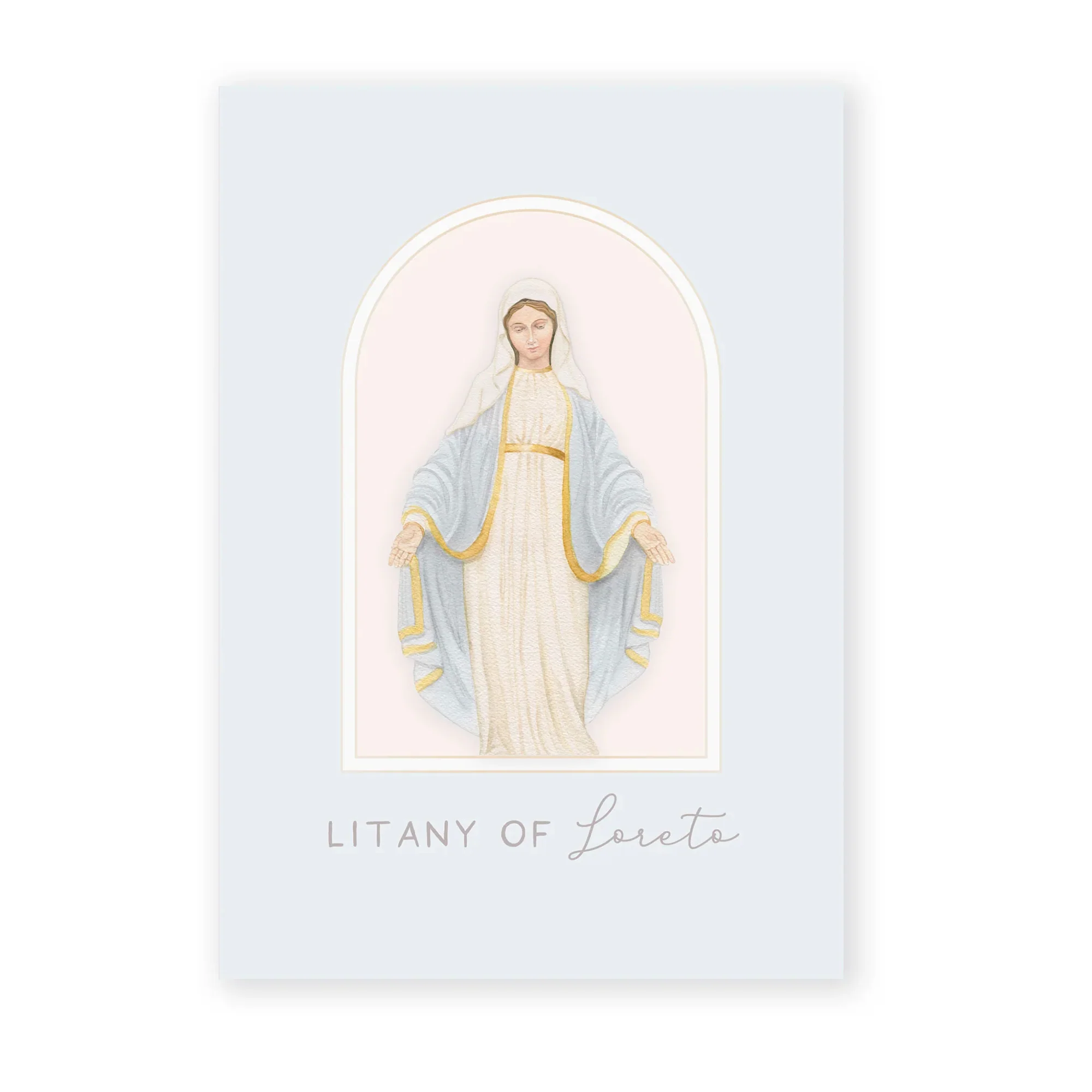 Litany of Loreto Folded Prayer Card - Image 2