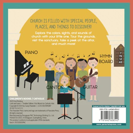 Look and Learn: First Words for Catholic Kids (Board Book) - Image 2