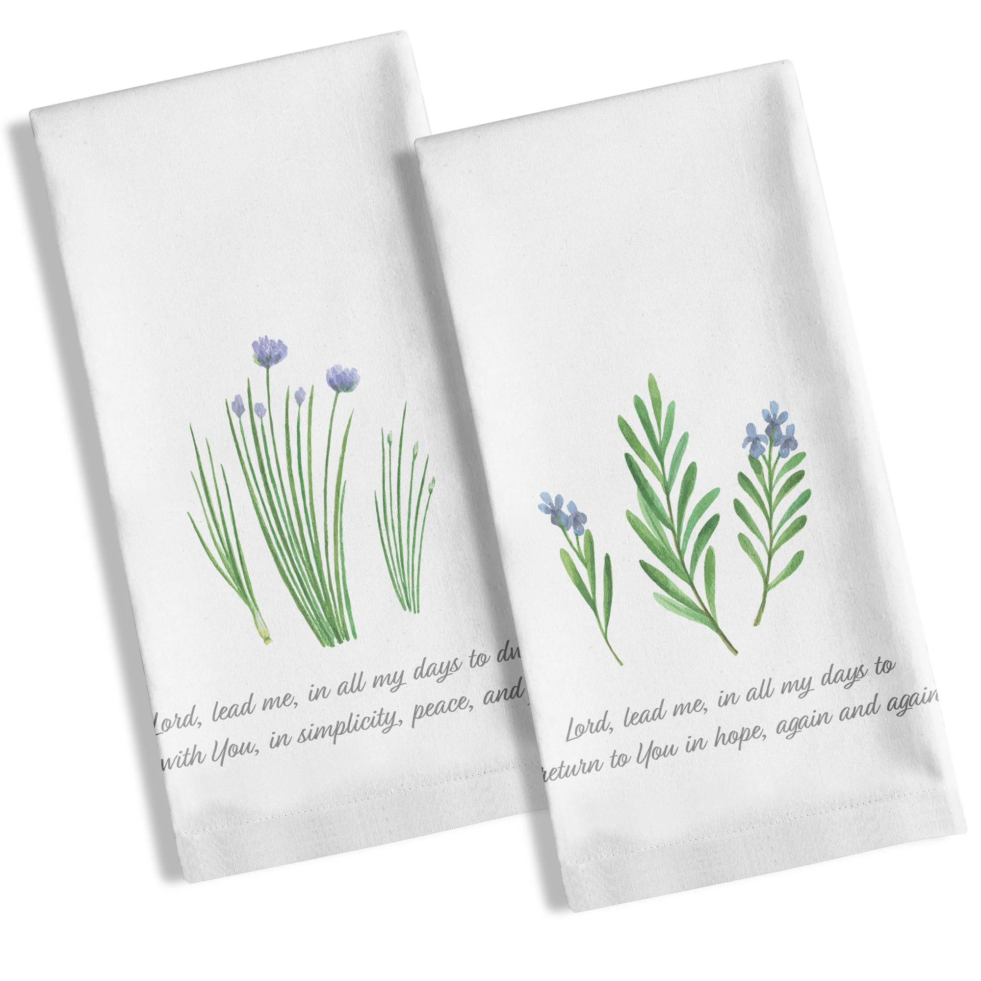 Lord, Lead Me Dish Towel Set - Image 2