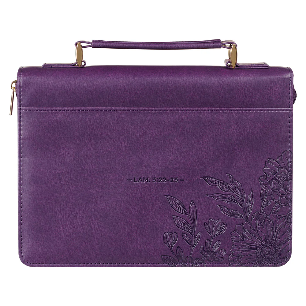 Lord's Mercies Floral Fashion Bible Cover - Image 2