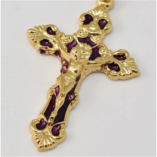 Lourdes Gold Plated Rosary - Image 2