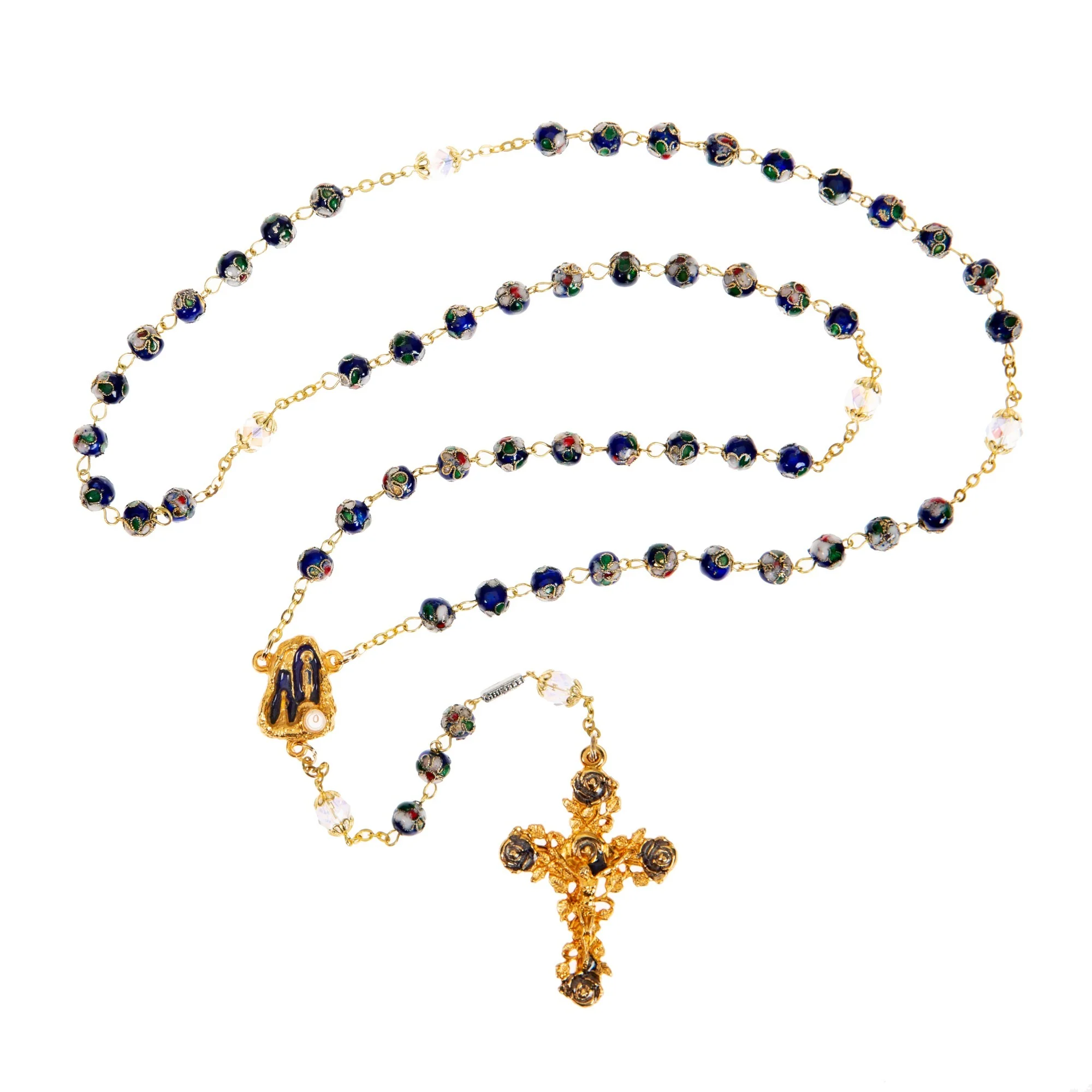 Lourdes Grotto Cloisonne Rosary - Image 2