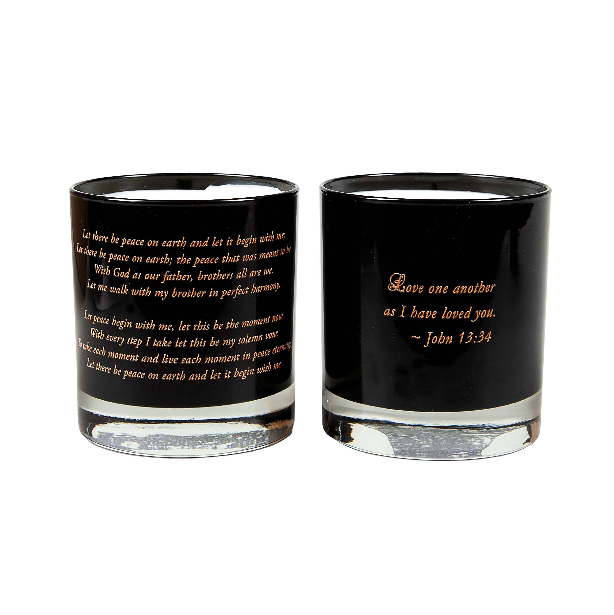 Love and Peace Candles - 2 Candle Set - Image 3