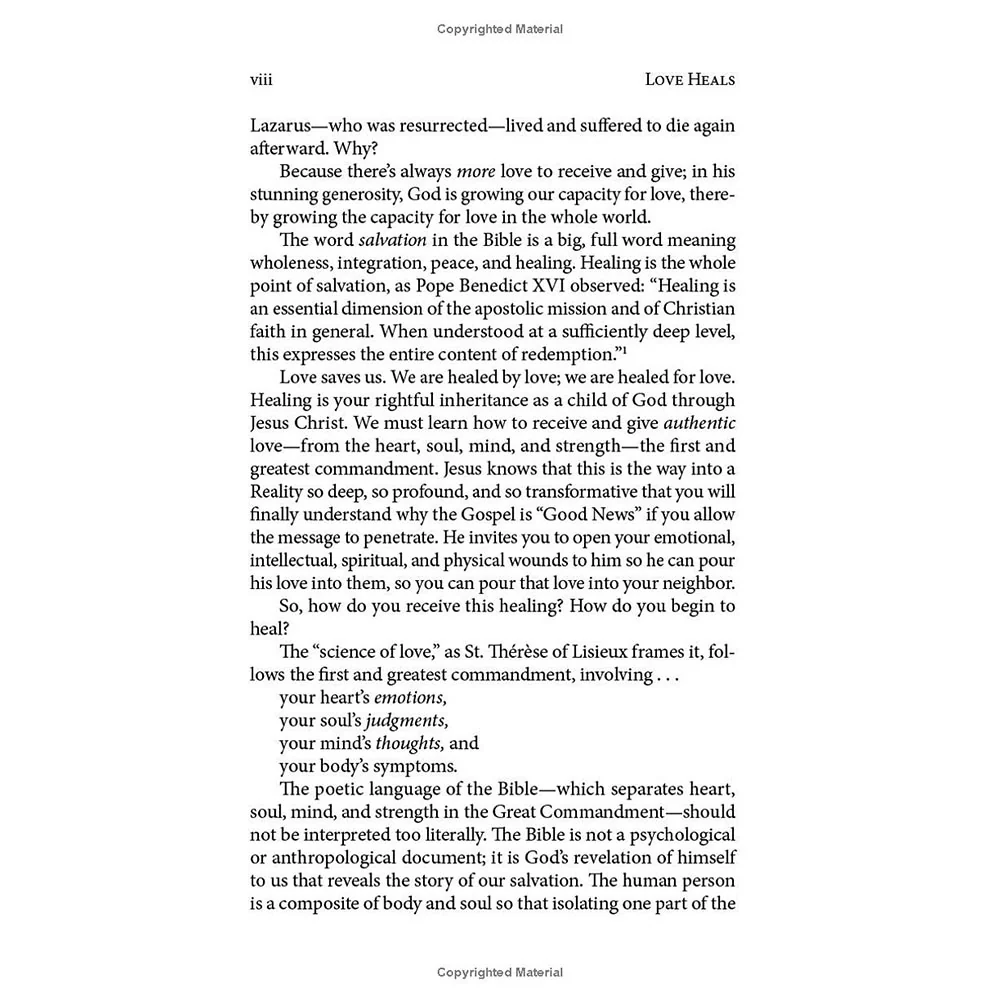 Love Heals: A Biblical Plan to Restore Our Emotions, Memories, Souls, and Bodies - Image 13