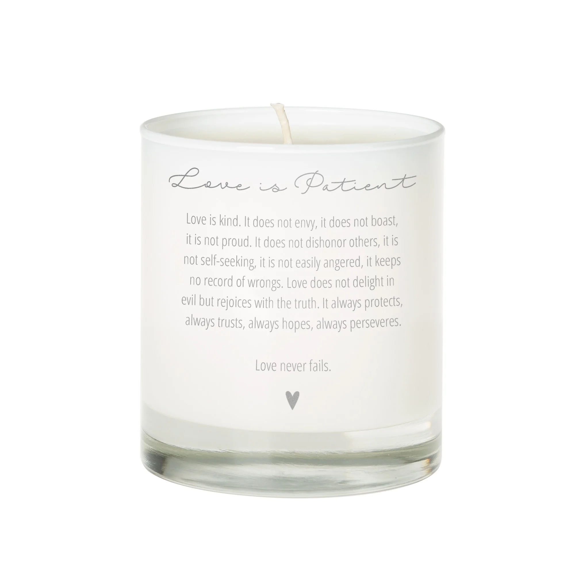 Love Is Patient Candle - Image 2