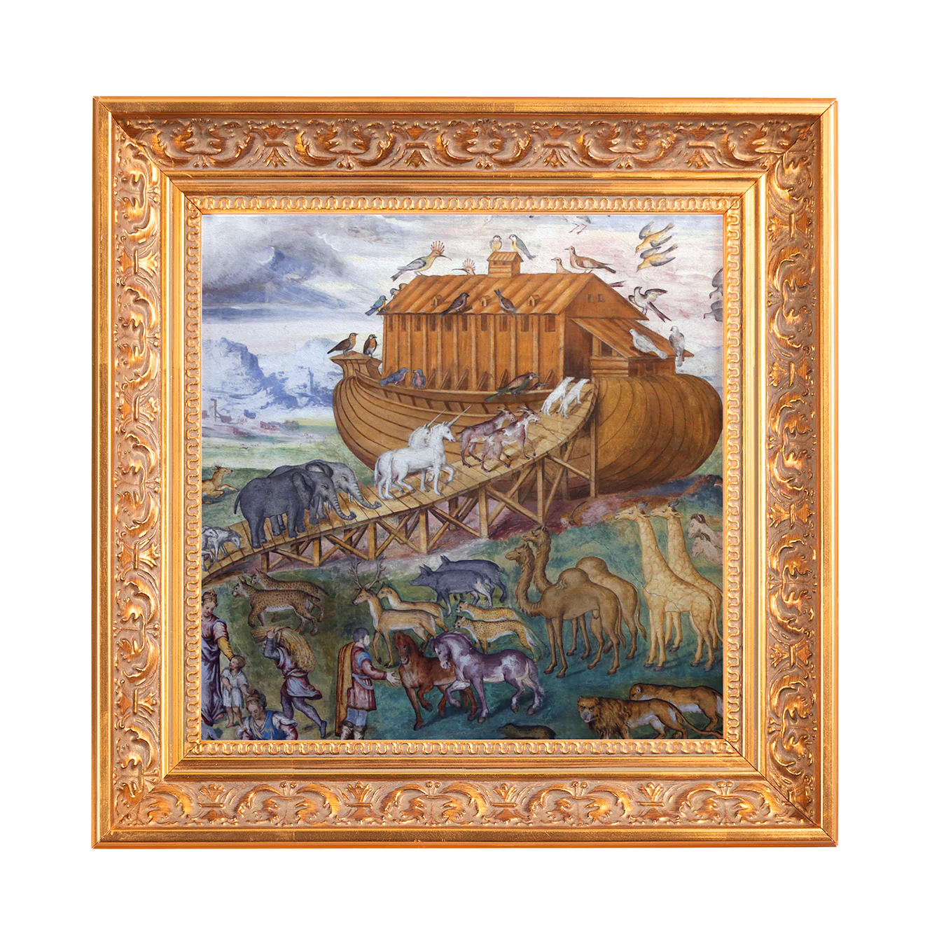 Luini's Noah's Ark Framed Canvas - Sacred Mini Collection - Image 3