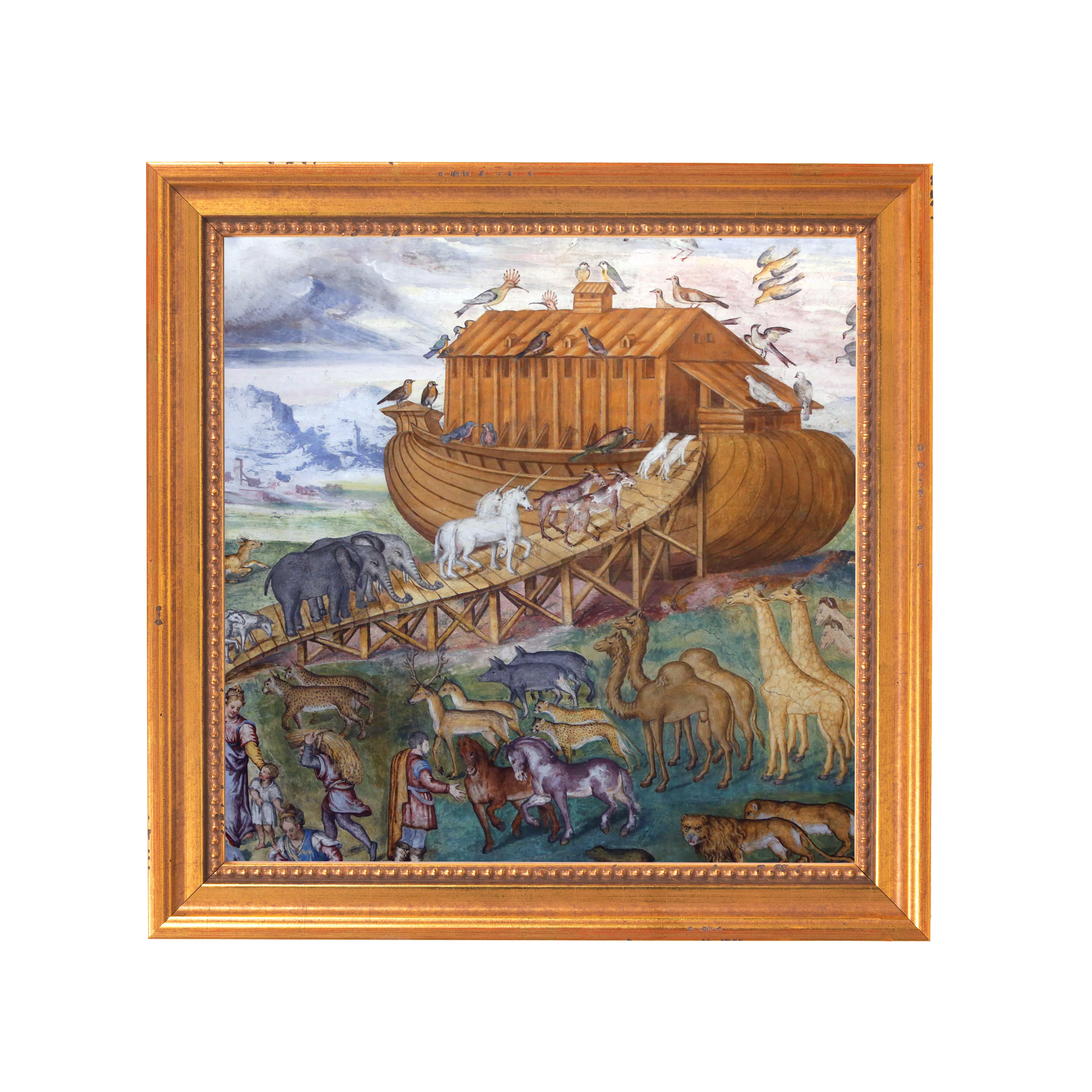 Luini's Noah's Ark Framed Canvas - Sacred Mini Collection - Image 7
