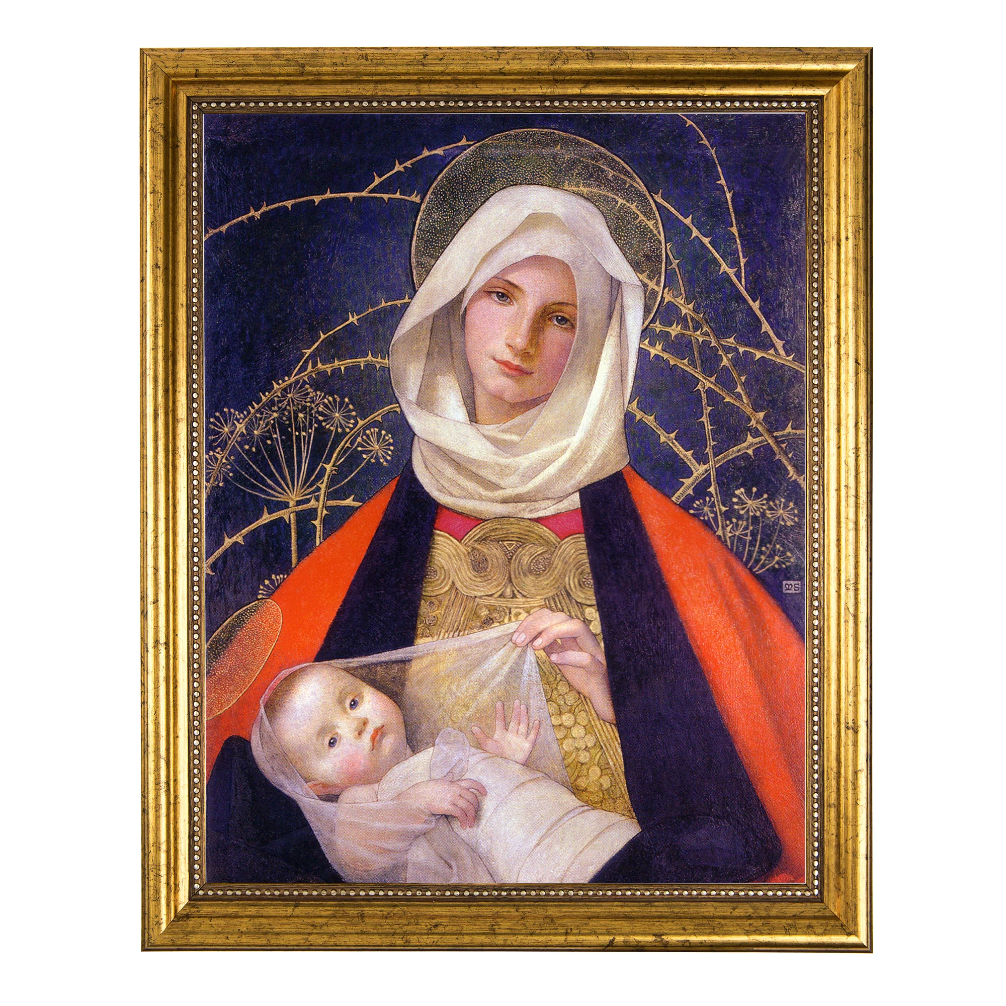 Madonna and Child by Marianne Stokes Framed Print - Image 2