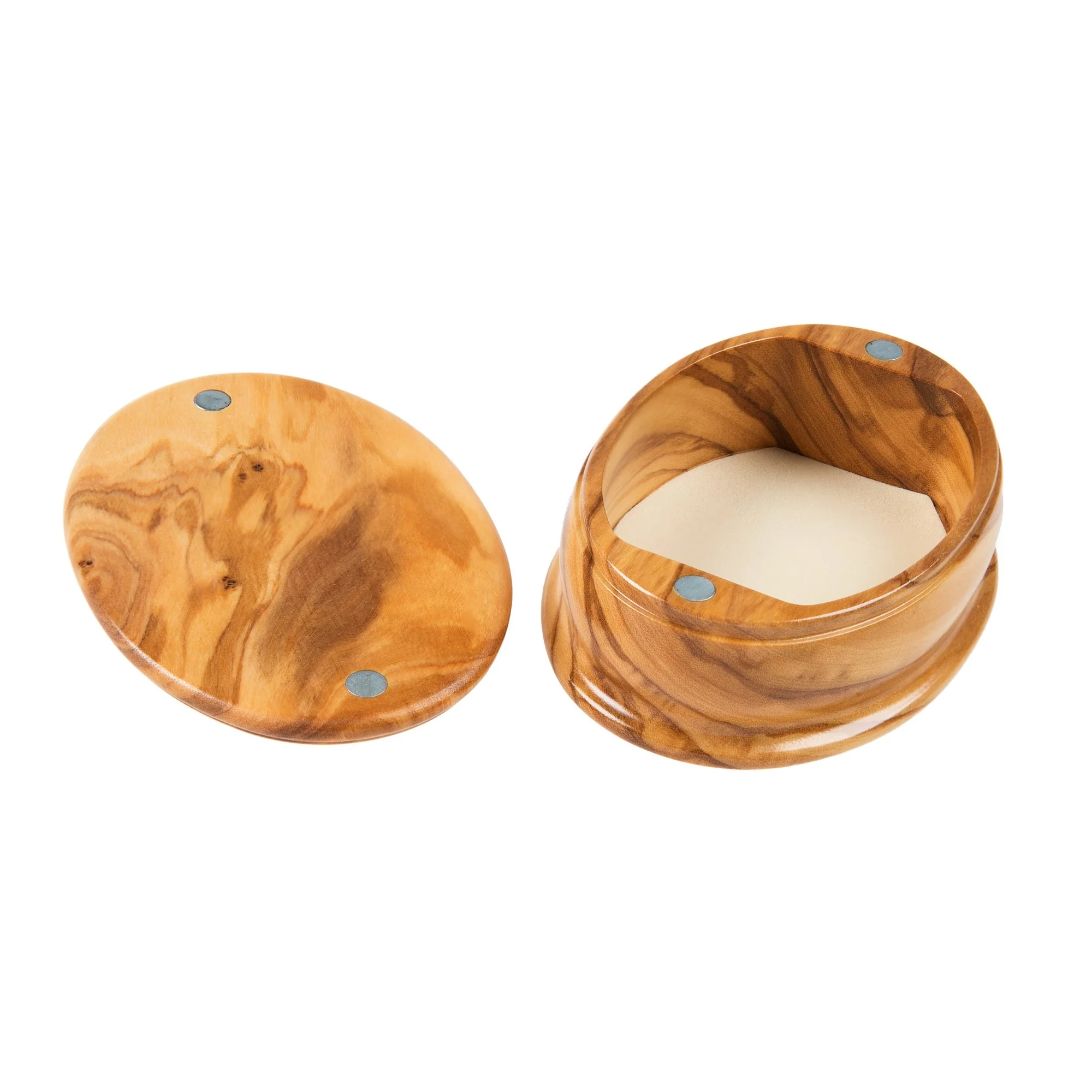 Madonna & Child Magnet Top Wood Rosary Box - Image 2