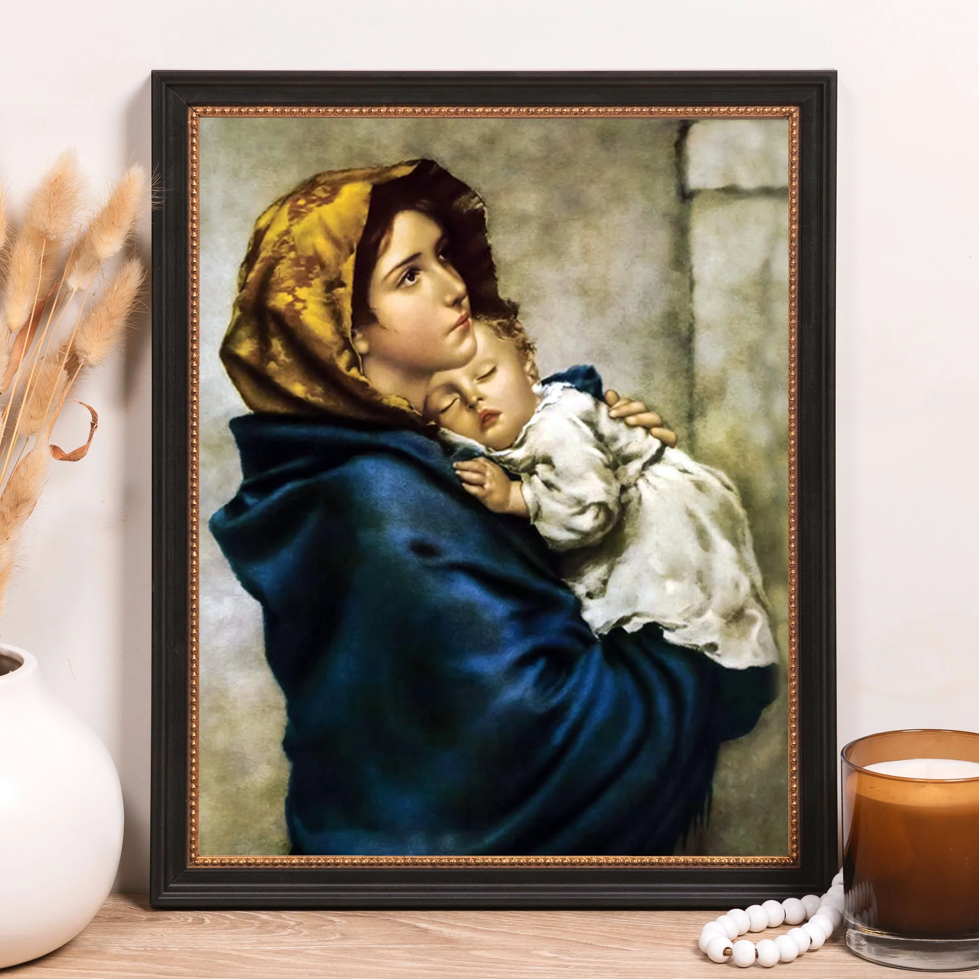 Madonna of the Streets Framed Canvas - Sacred Classics Collection - Image 7