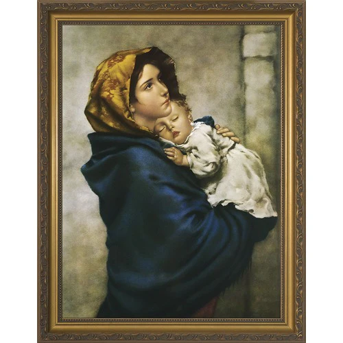 Madonna of the Streets in Ornate Gold Frame - Various Sizes - Image 2