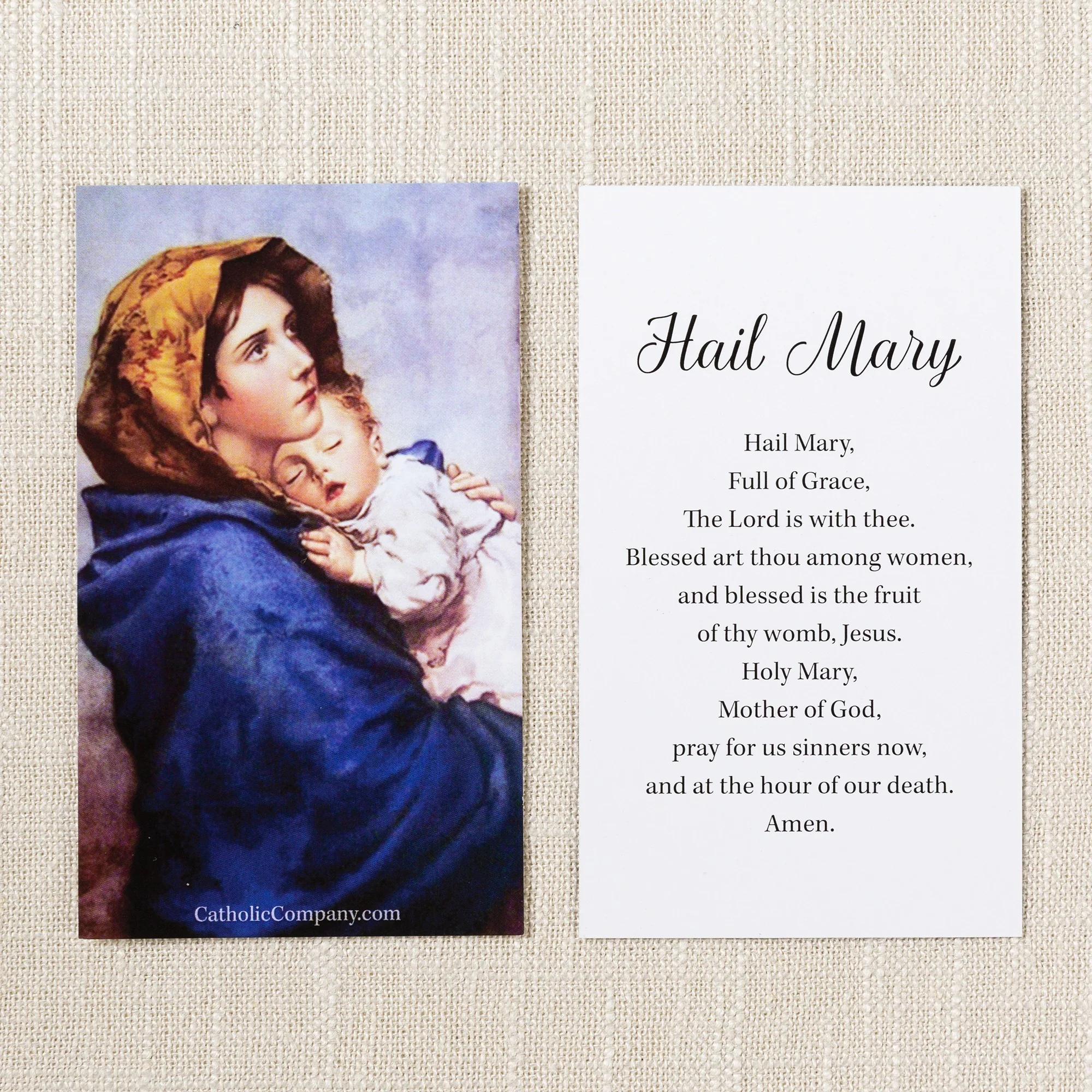 Madonna of the Streets Prayer Card