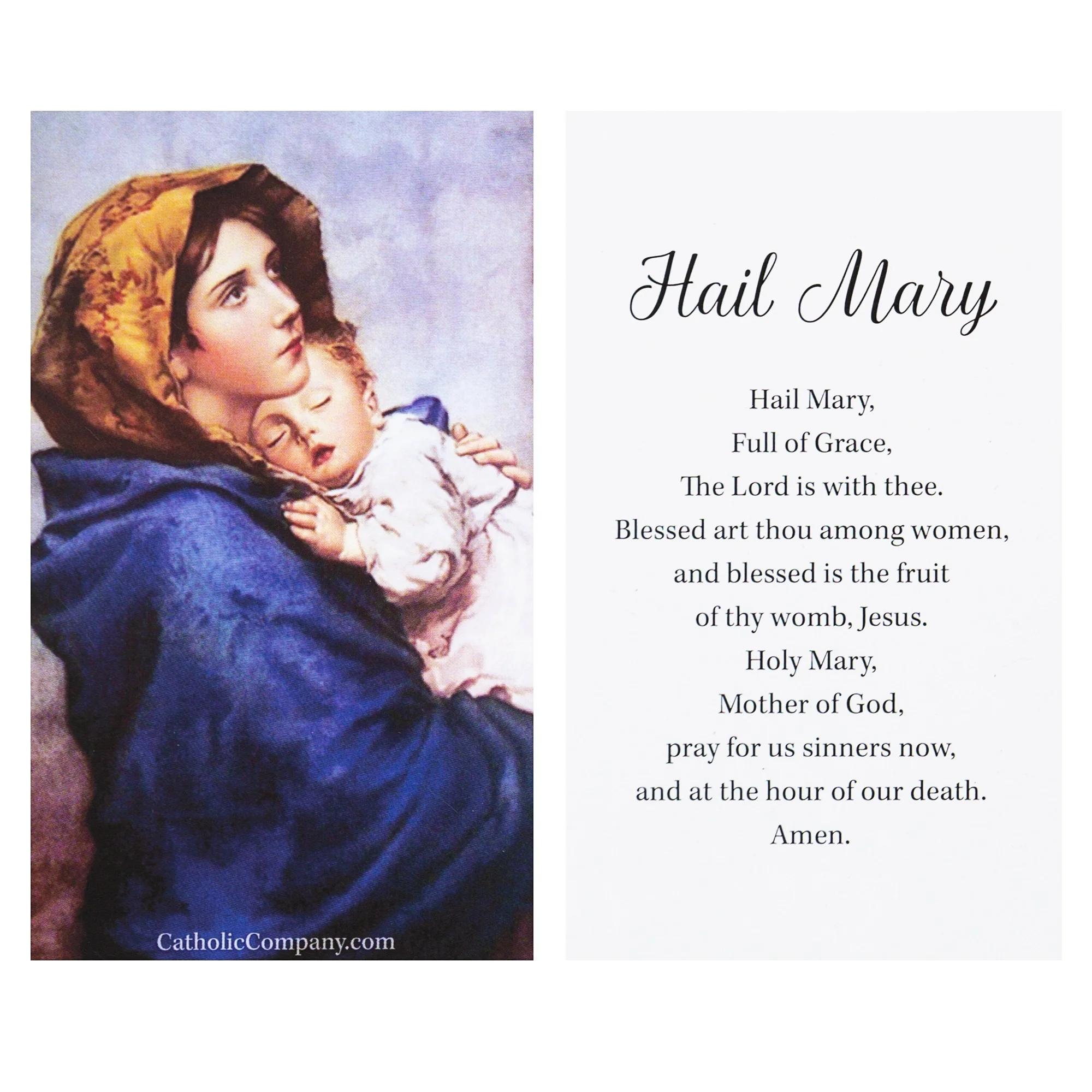 Madonna of the Streets Prayer Card - Image 2