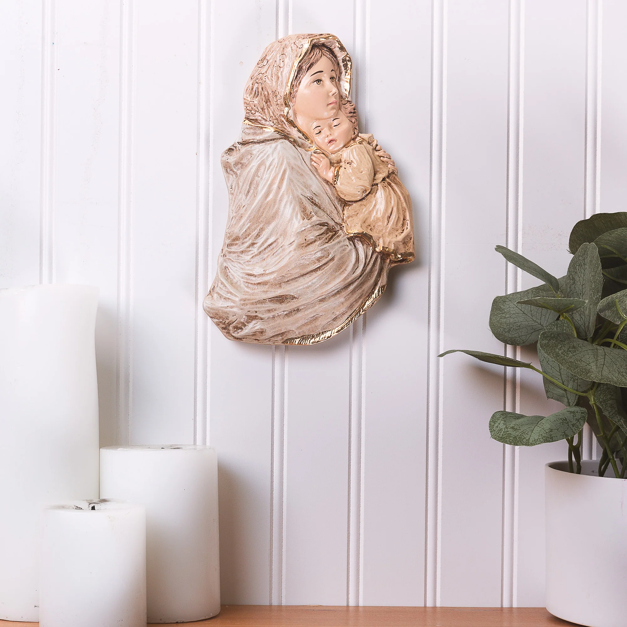 Madonna of the Streets Wall Plaque - 8"