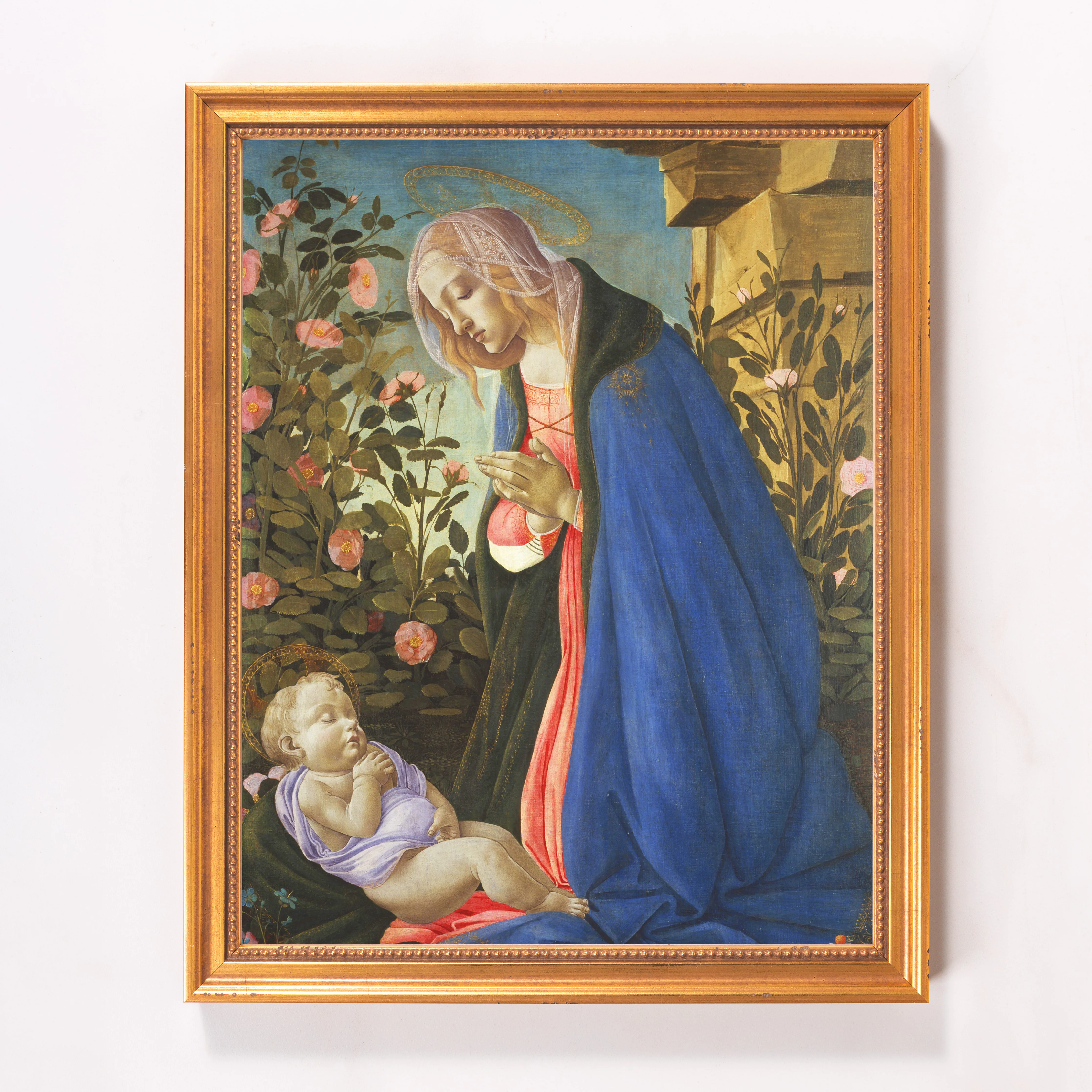 Madonna & the Sleeping Christ Child Framed Canvas - Sacred Classics Collection - Image 6