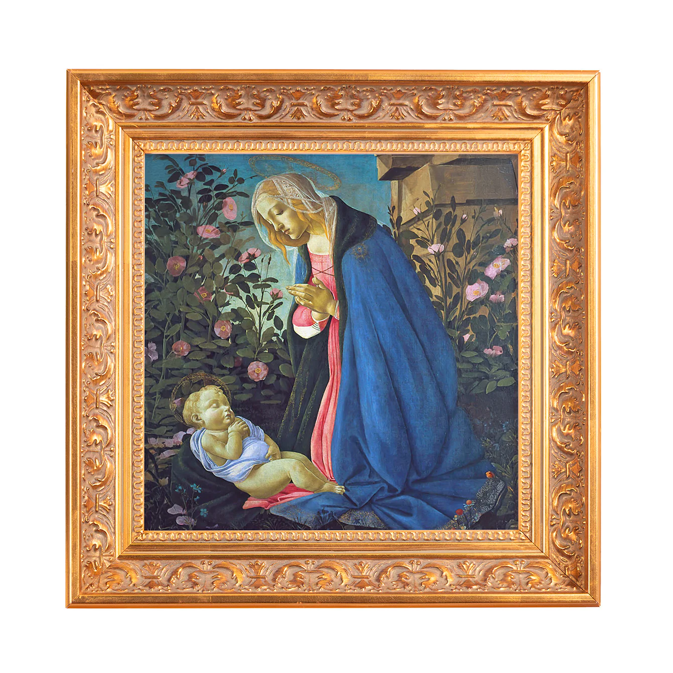 Madonna & the Sleeping Christ Child Framed Canvas - Sacred Mini Collection - Image 3