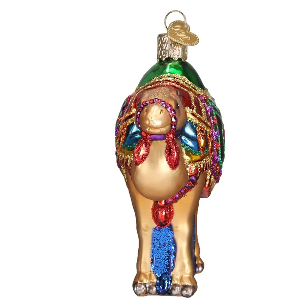 Magi's Camel Blown Glass Ornament - Image 3