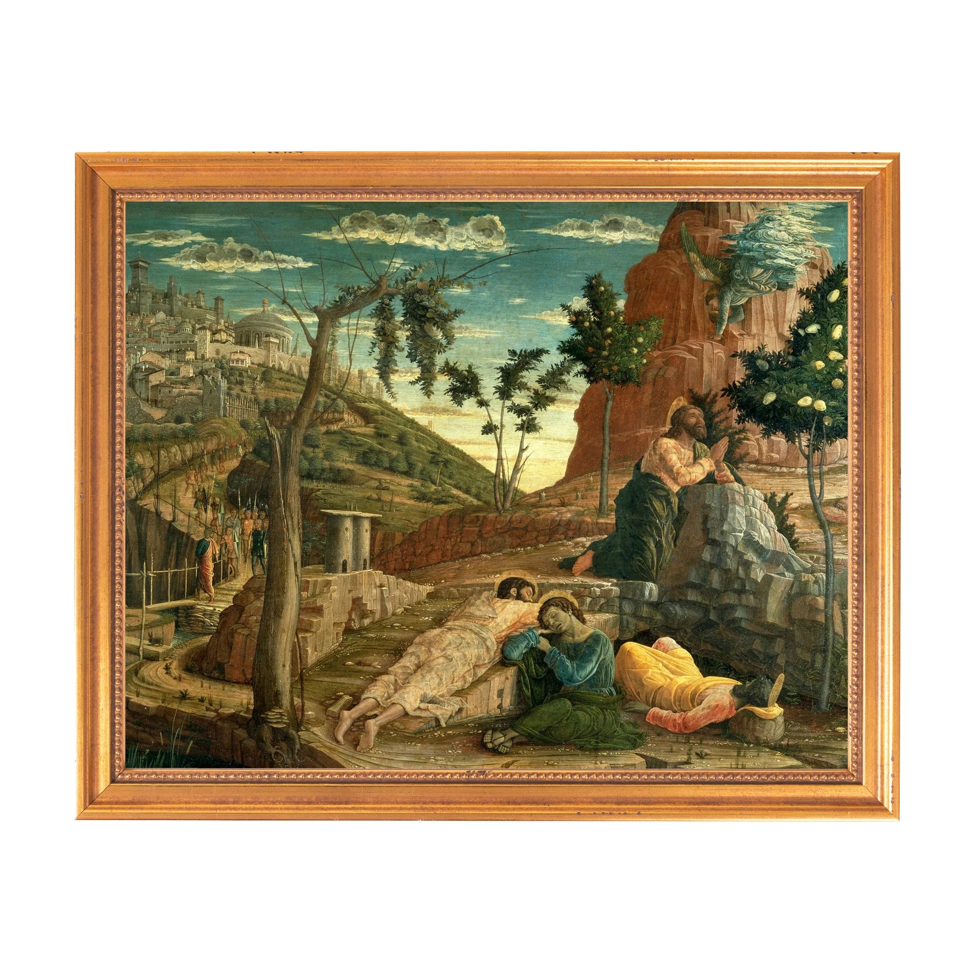 Mantegna's Agony in the Garden Framed Canvas - Sacred Classics Collection - Image 5