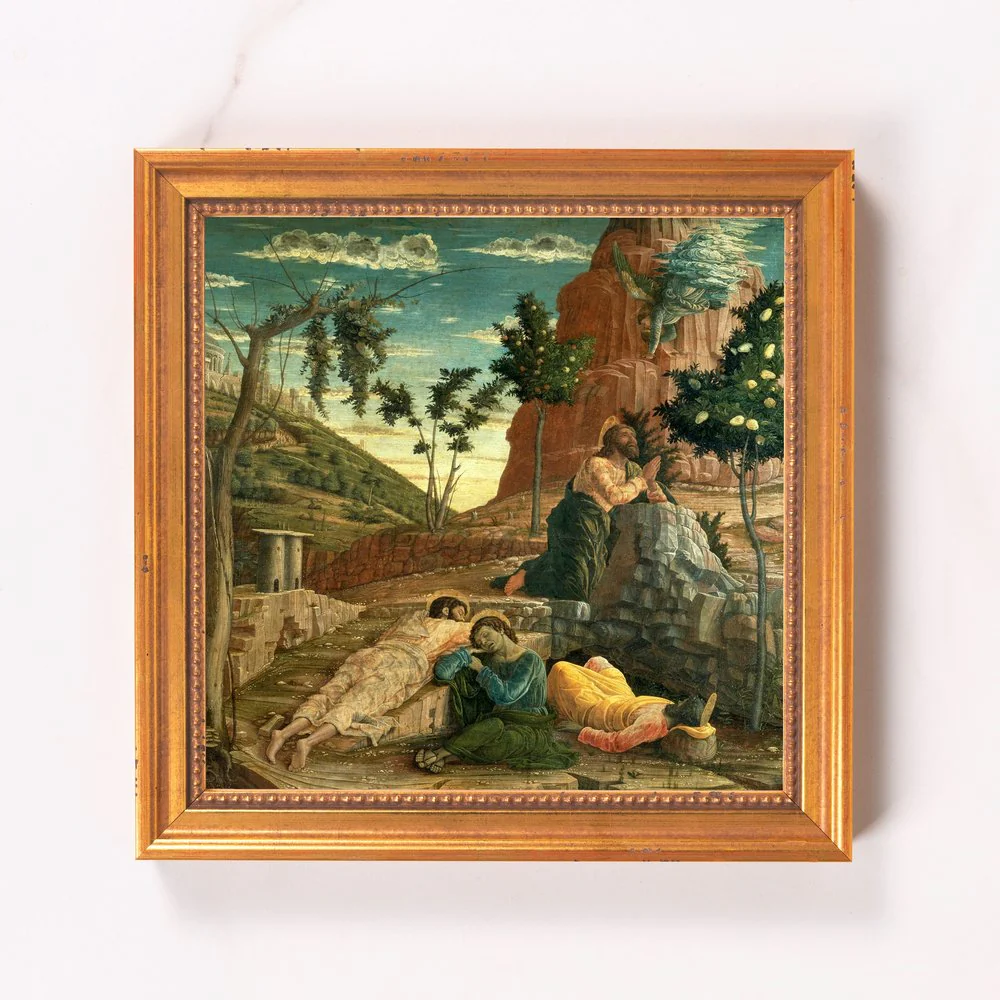 Mantegna's Agony in the Garden Framed Canvas - Sacred Mini Collection - Image 11