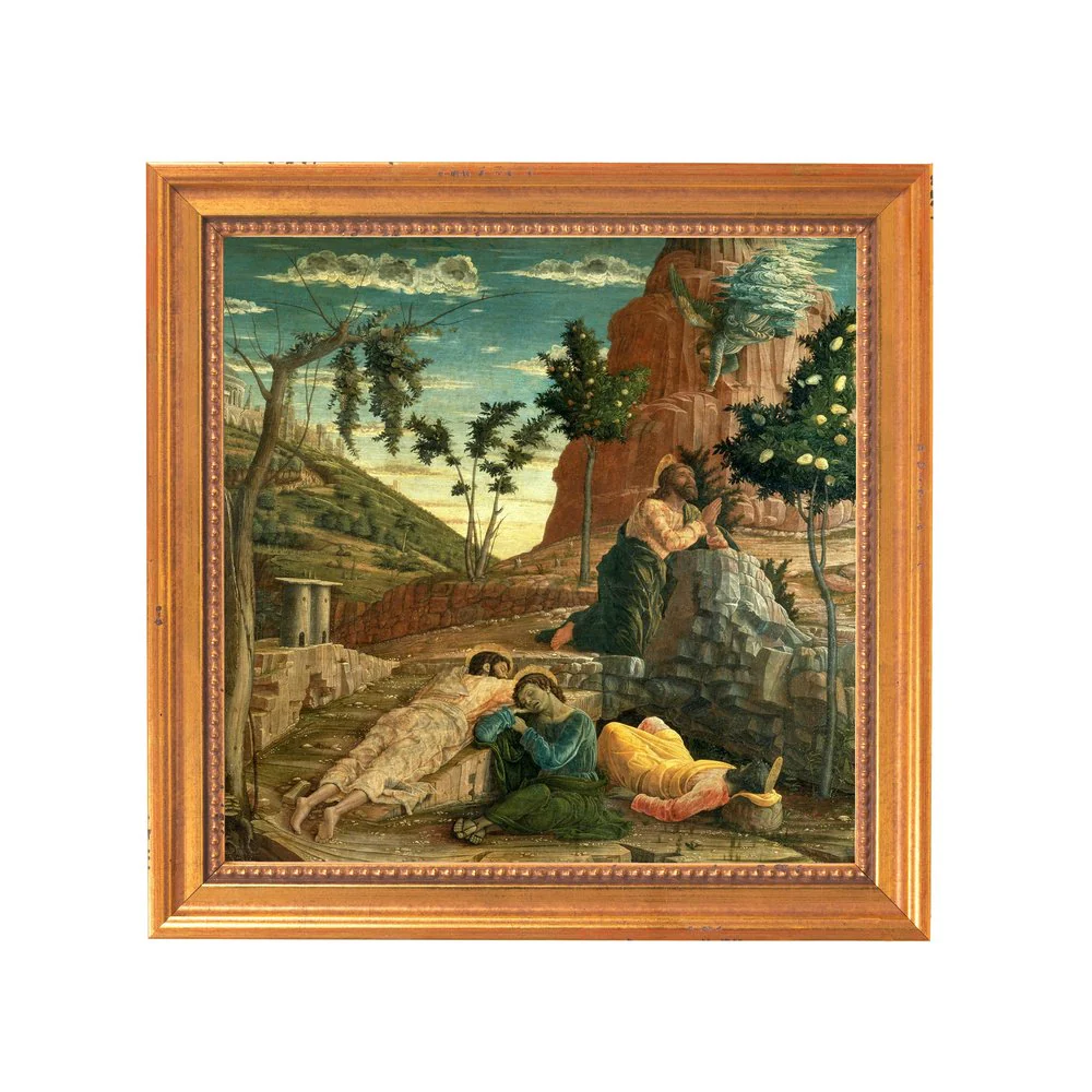 Mantegna's Agony in the Garden Framed Canvas - Sacred Mini Collection - Image 6
