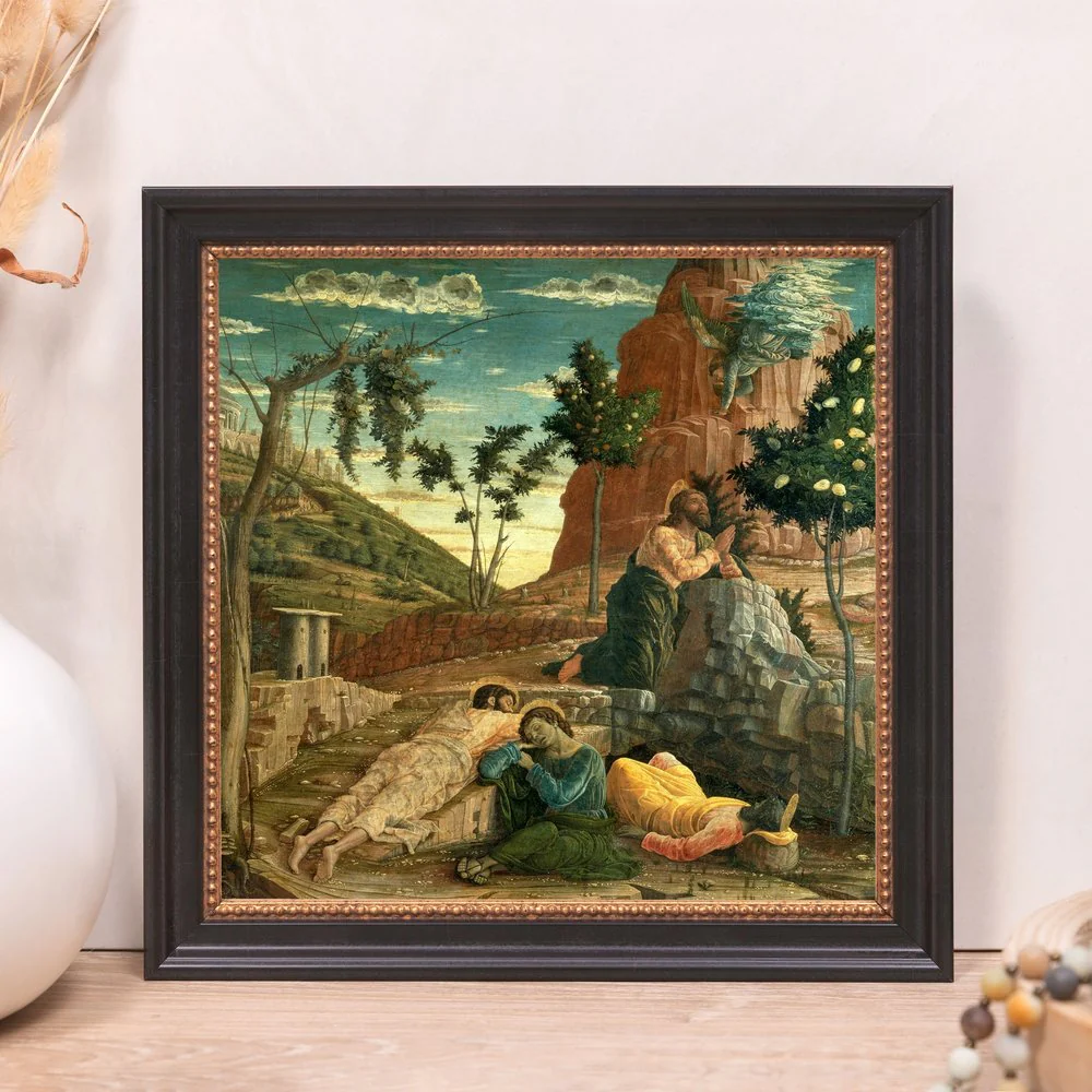 Mantegna's Agony in the Garden Framed Canvas - Sacred Mini Collection - Image 8