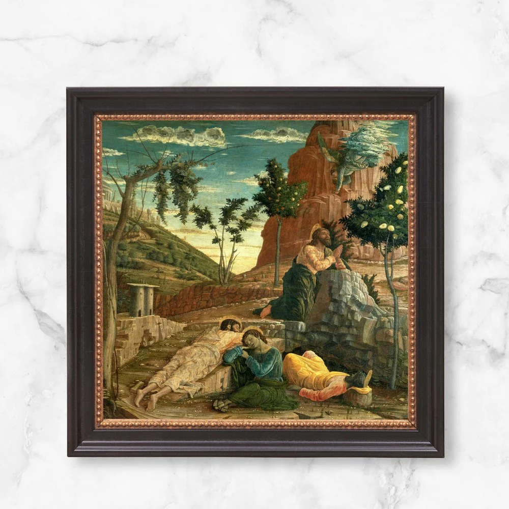 Mantegna's Agony in the Garden Framed Canvas - Sacred Mini Collection - Image 9