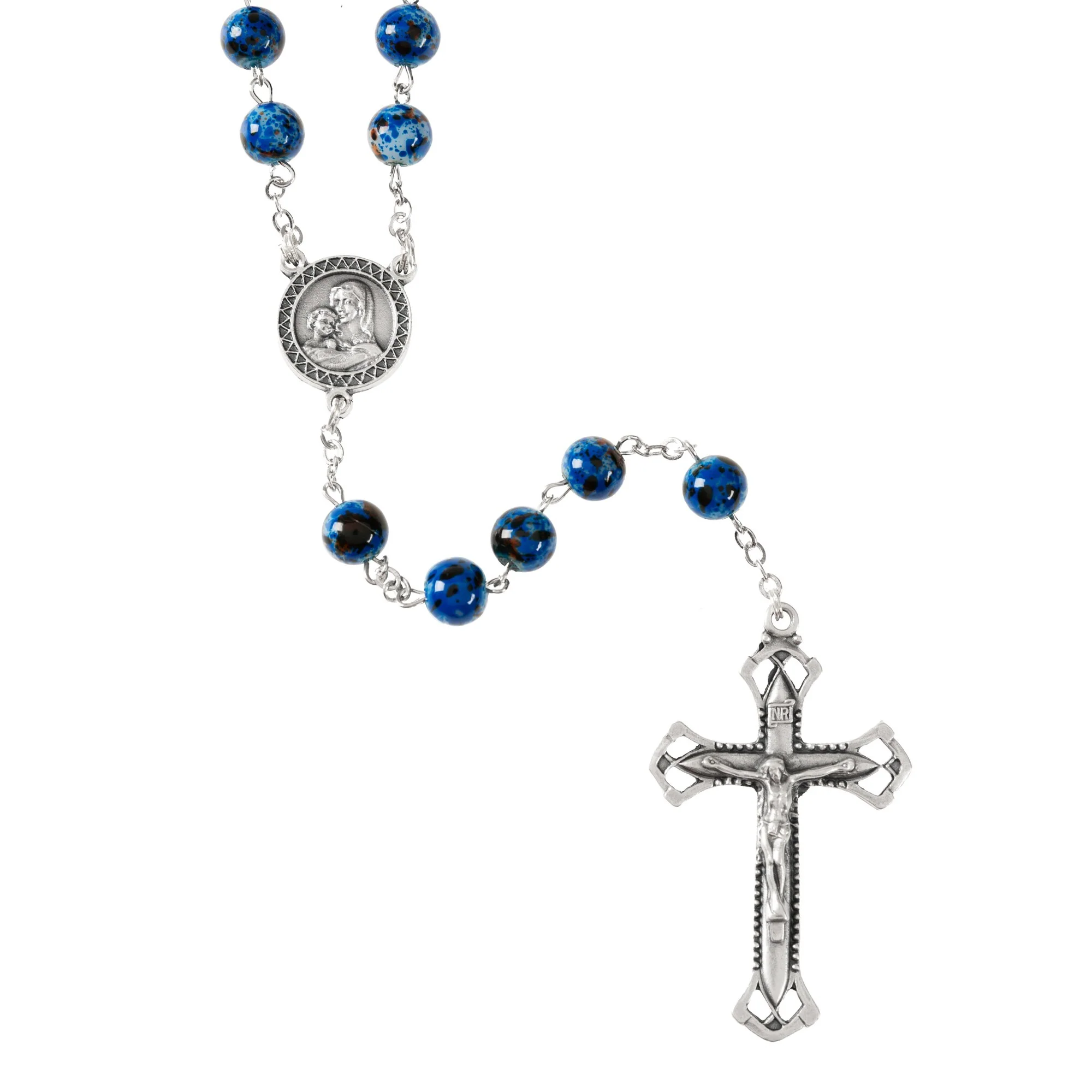 Marbled Blue Rosary - Image 3