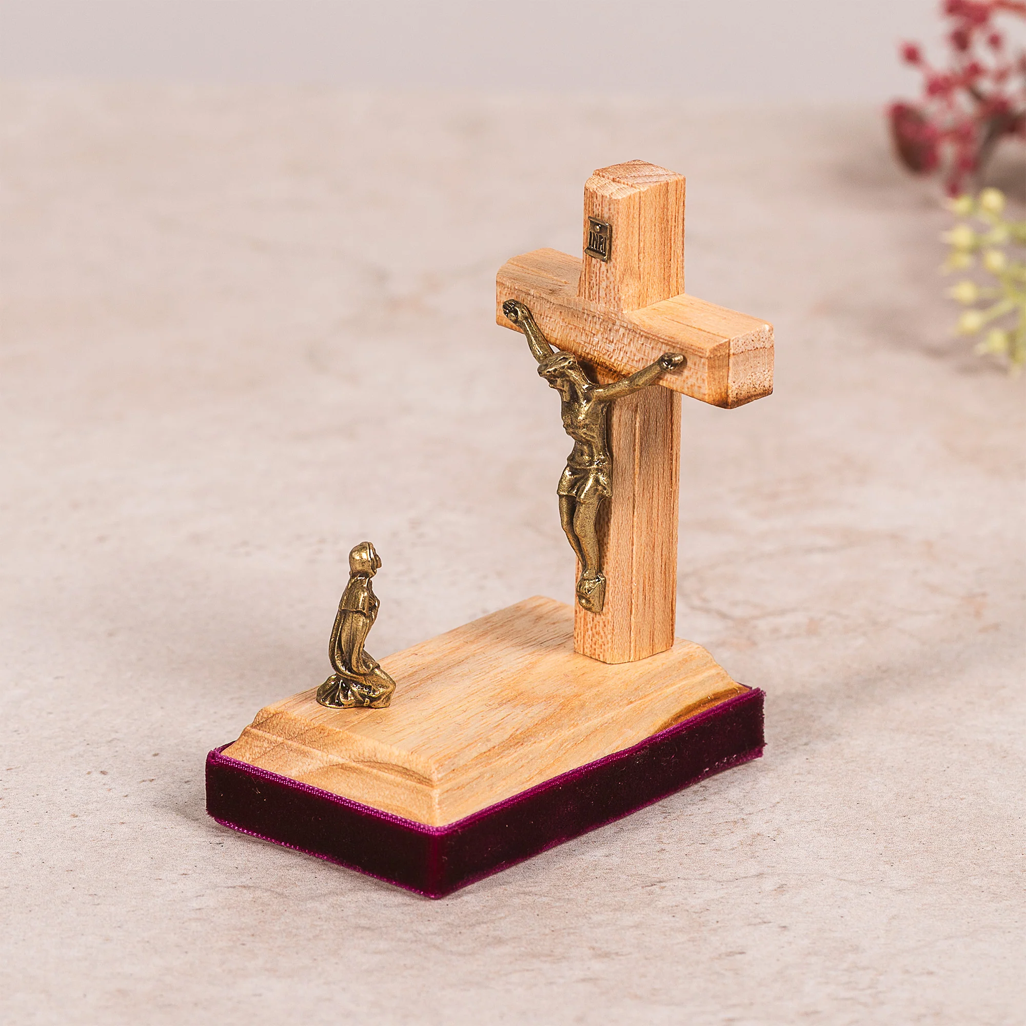 Mary at the Cross Miniature Figurine - 3" - Image 2