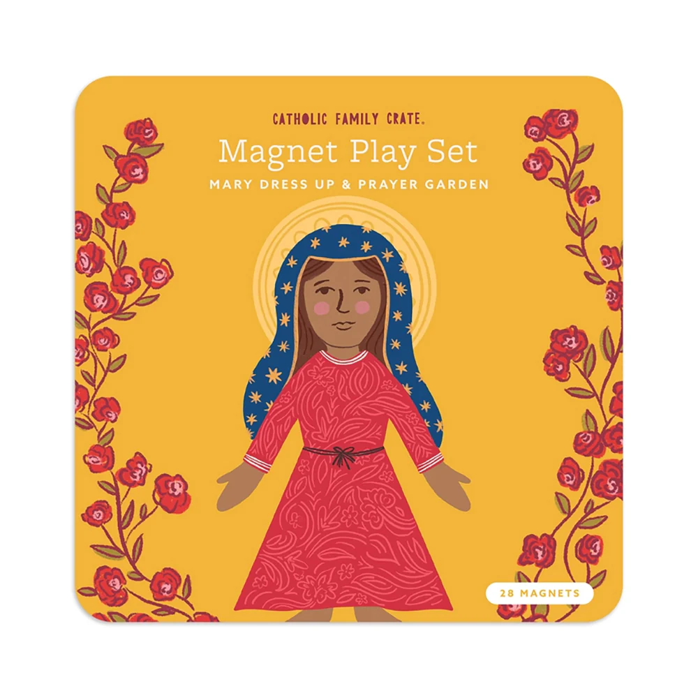 Mary Dress Up & Prayer Garden Magnet Playset - Image 2