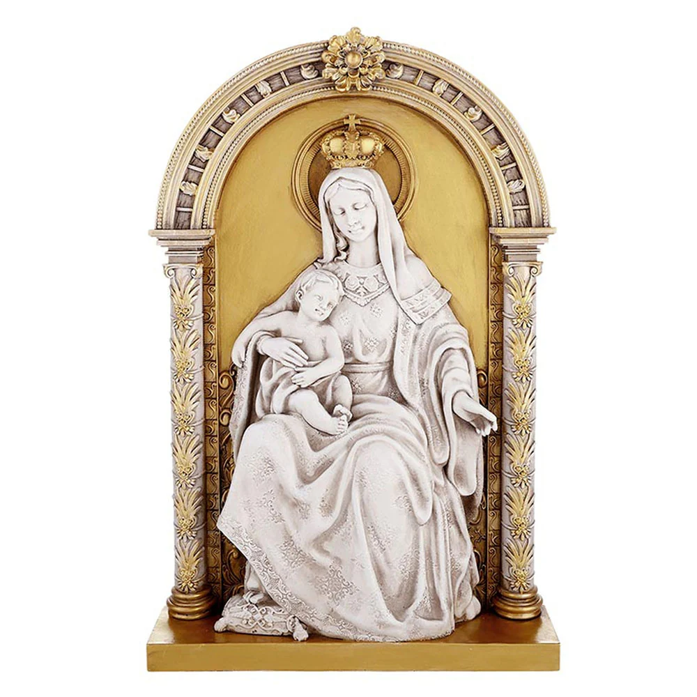Mary Mother of Good Counsel Standing Plaque - 14" - Image 2