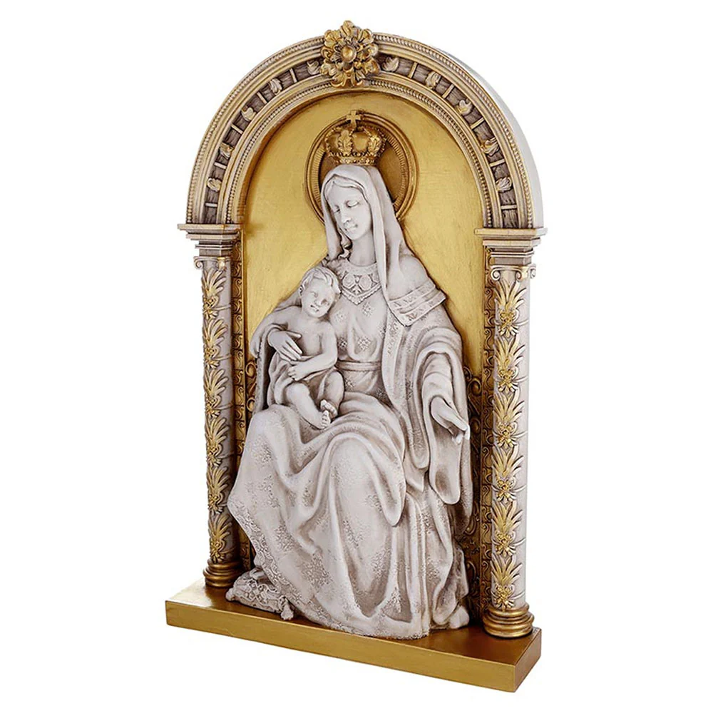 Mary Mother of Good Counsel Standing Plaque - 14" - Image 3