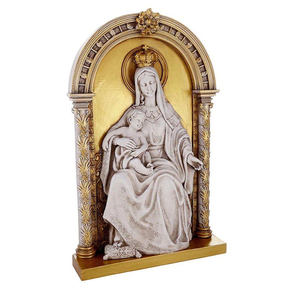 Mary Mother of Good Counsel Standing Plaque - 14" - Image 4