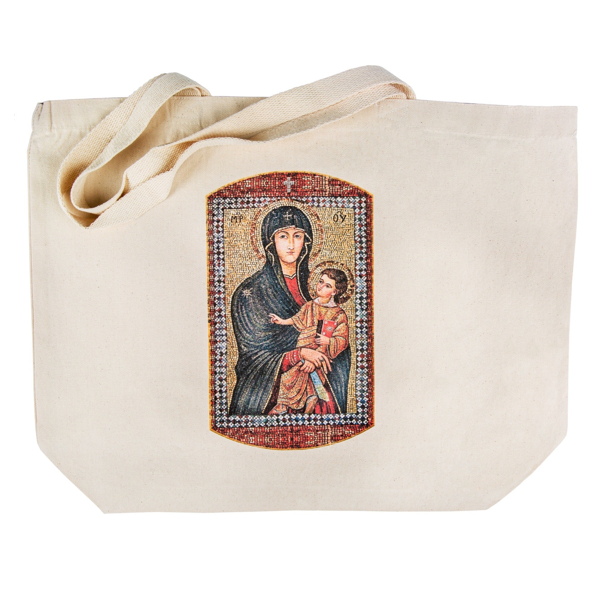 Mary Mother of the Church Canvas Tote - Image 3