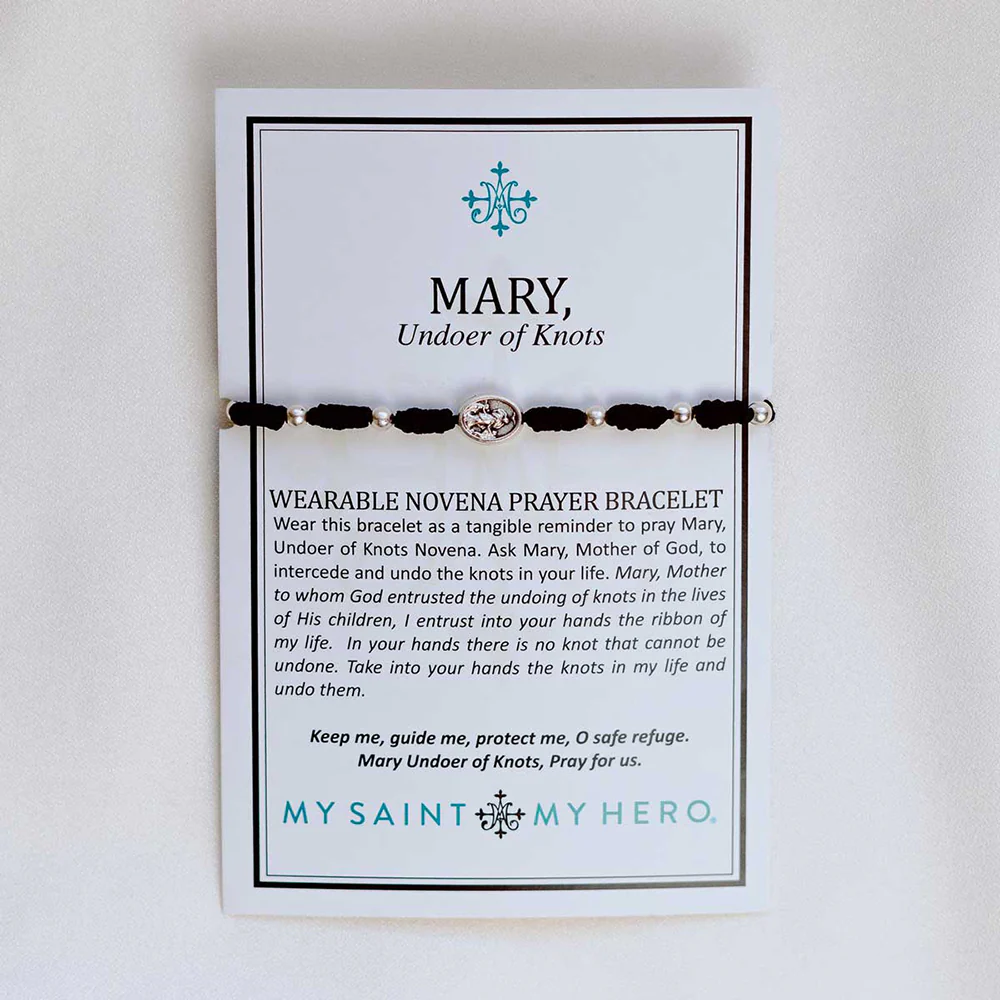 Mary Undoer of Knots Corded Bracelet - Image 3